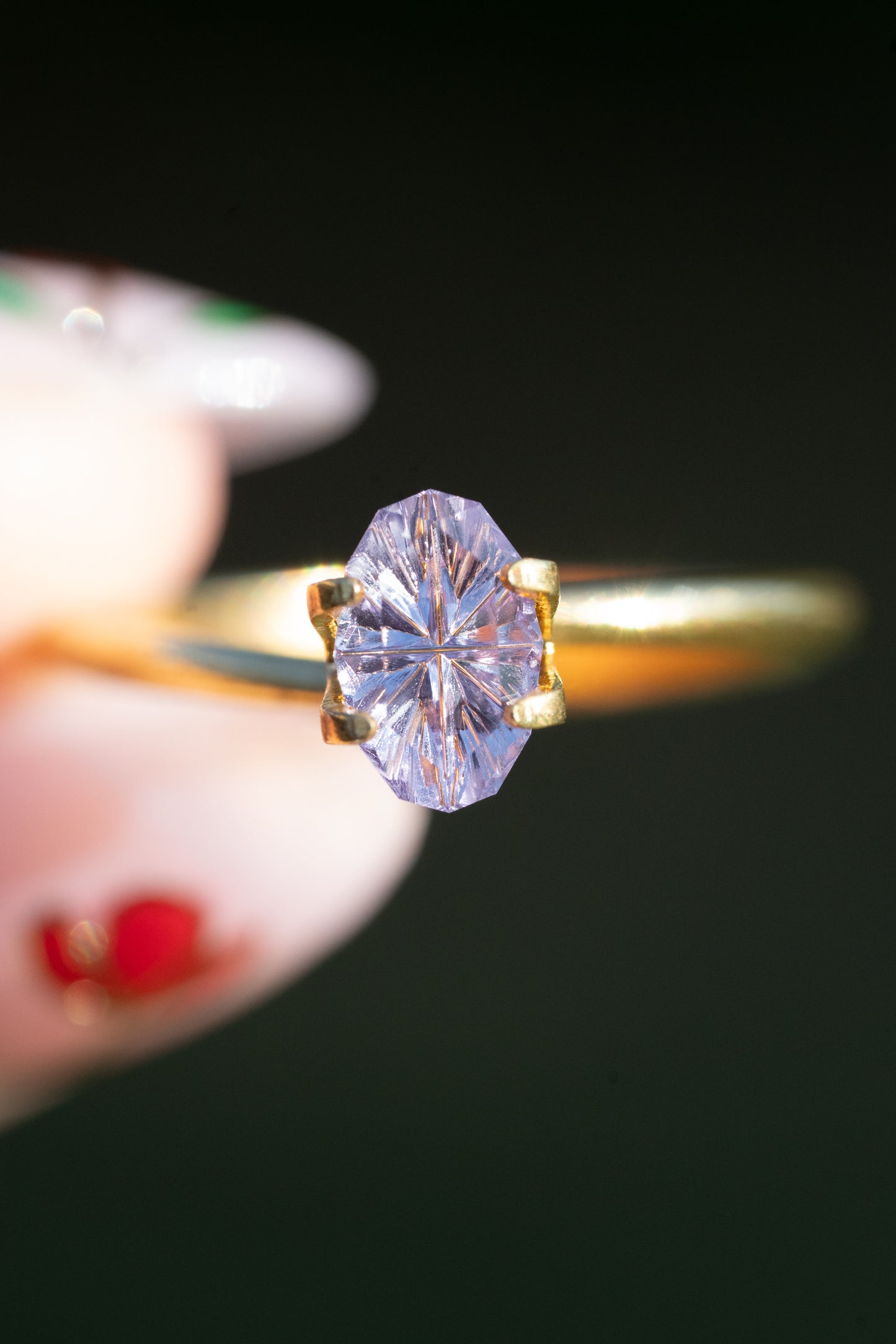 0.95 Carat Dusty Pink Fantasy Cut Madagascar Sapphire