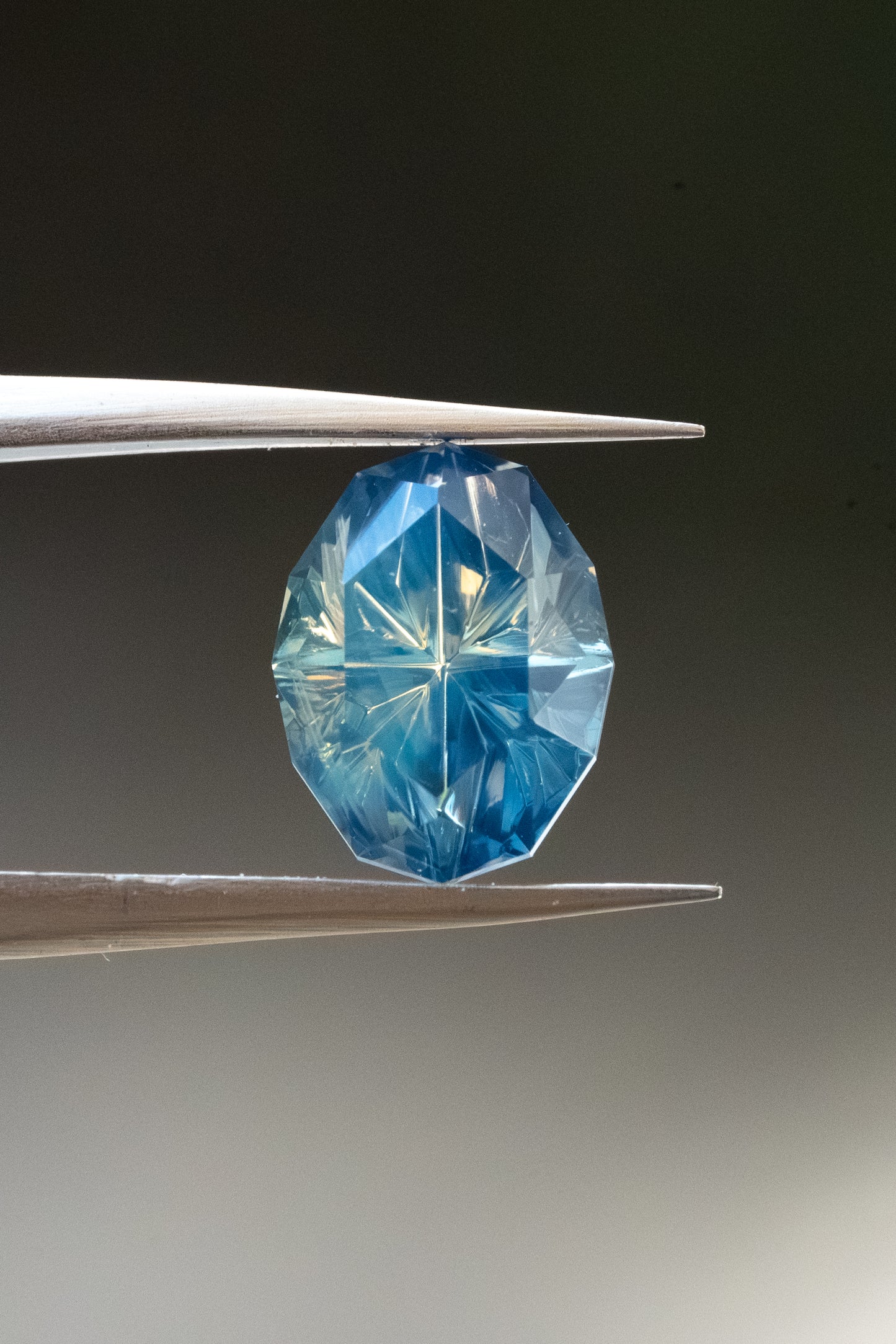 1.22 Carat "Aurora Borealis" Opalescent Nigerian Sapphire