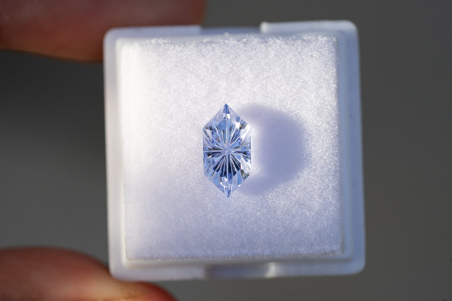 1.49 Carat Periwinkle Blue Lab Sapphire