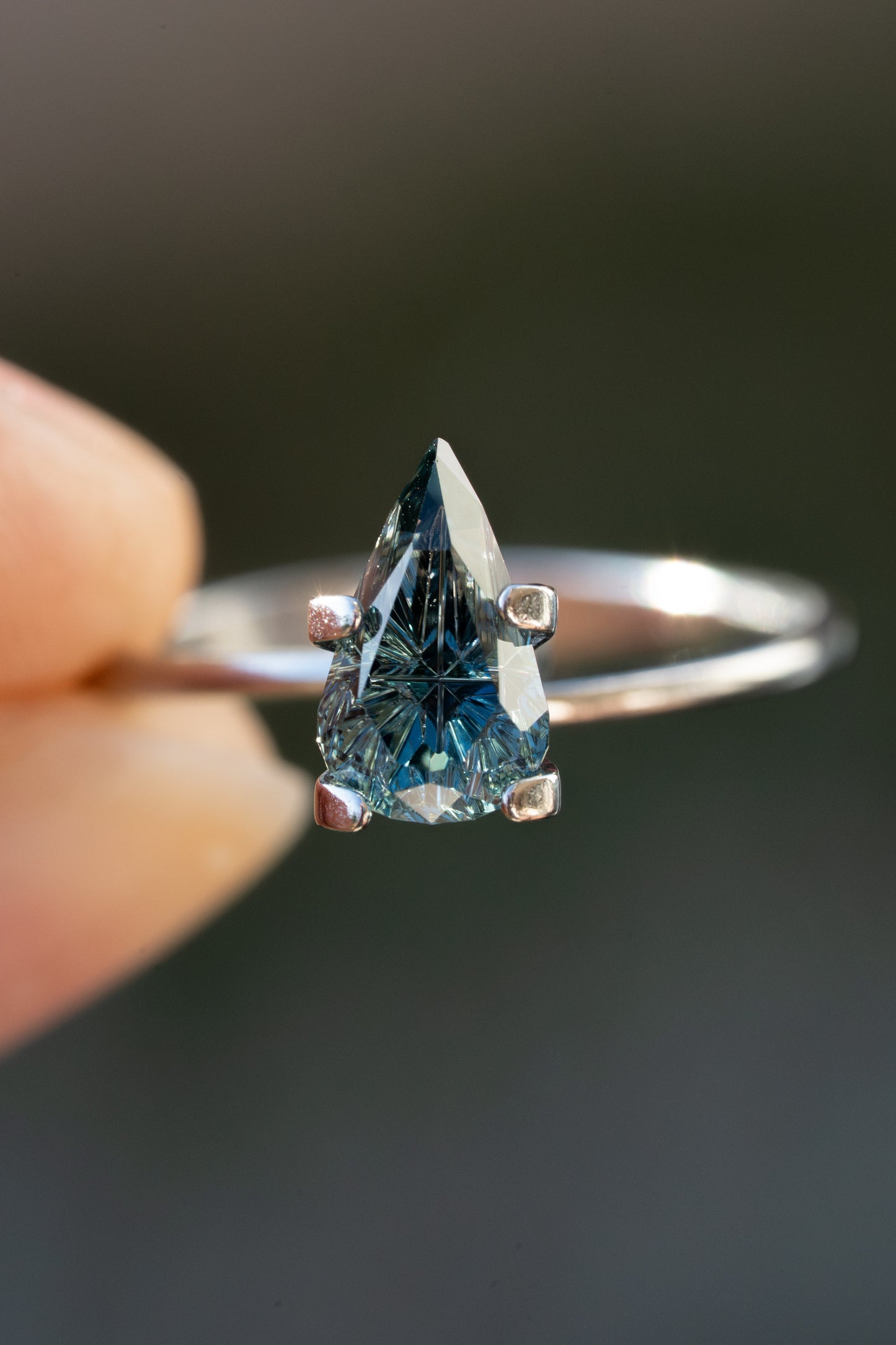 1.67 Carat Color Change Blue-Green Fantasy Cut Madagascar Sapphire