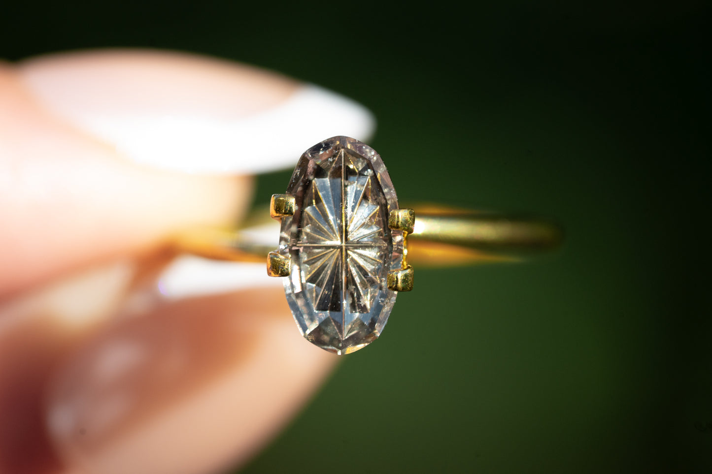 1.73 Carat Amber Gold Umba Sapphire