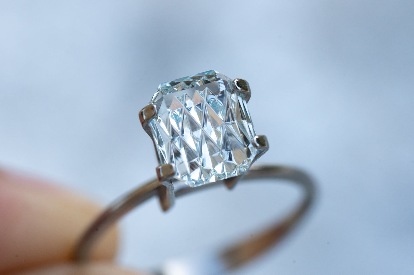 1.73 Carat Luminara Brazilian Aquamarine