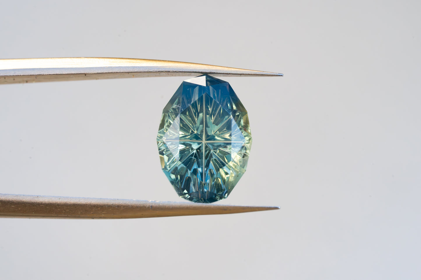 2.54 Carat "Aurora" Fantasy Cut Nigerian Sapphire