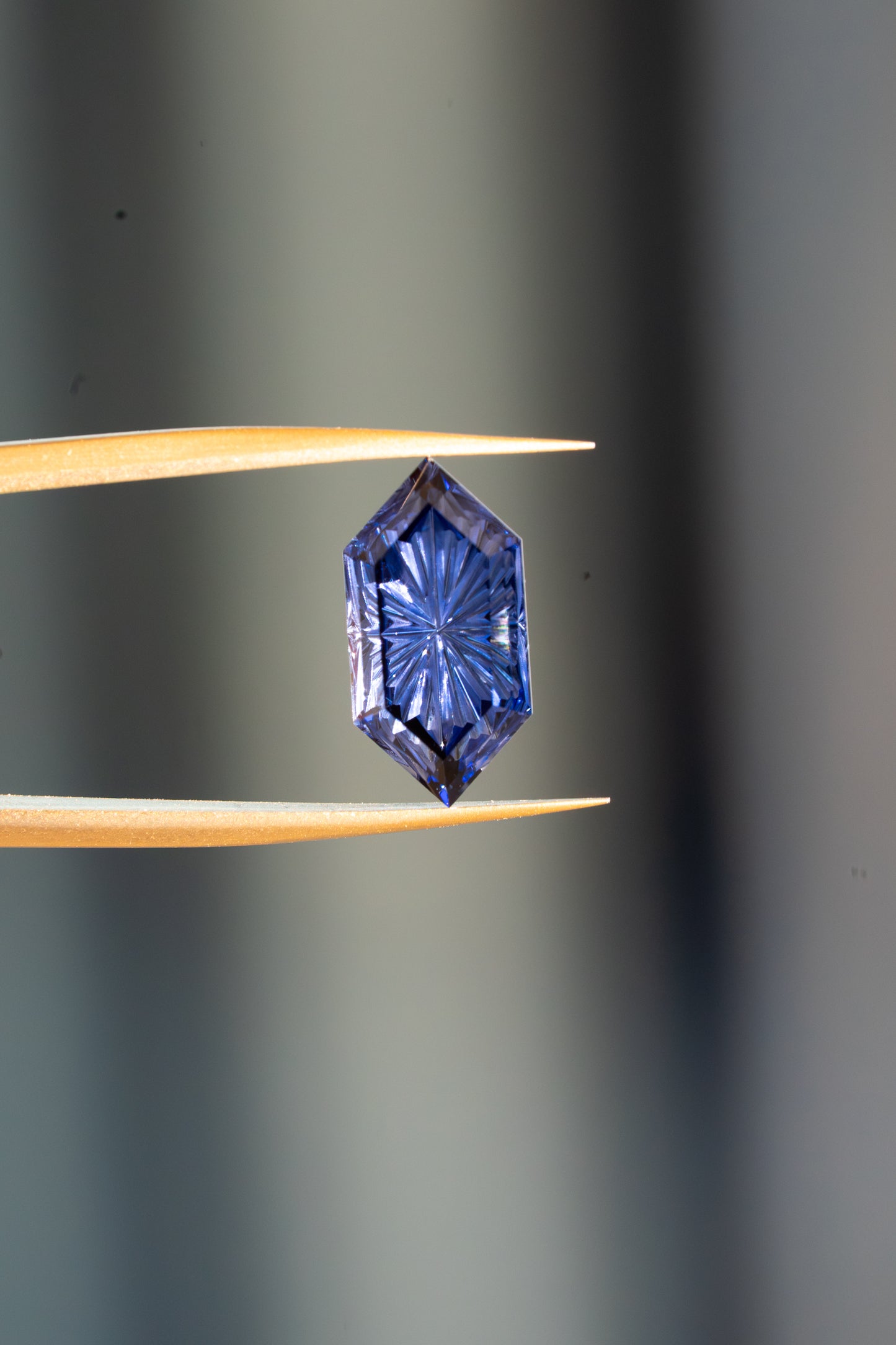 2.24 Carat Blue Fantasy Cut Lab Sapphire