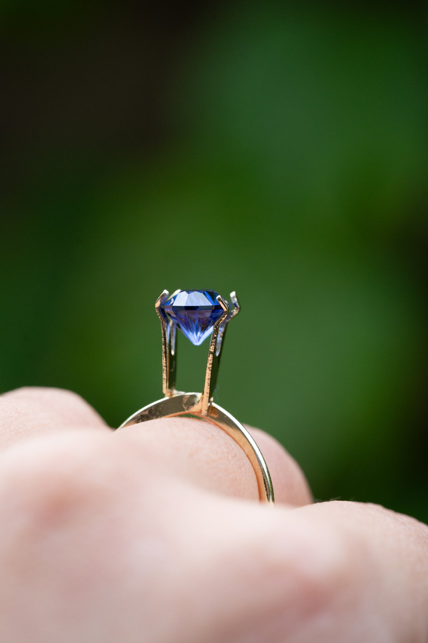 3.10 Carat Blue Fantasy Cut Lab Sapphire