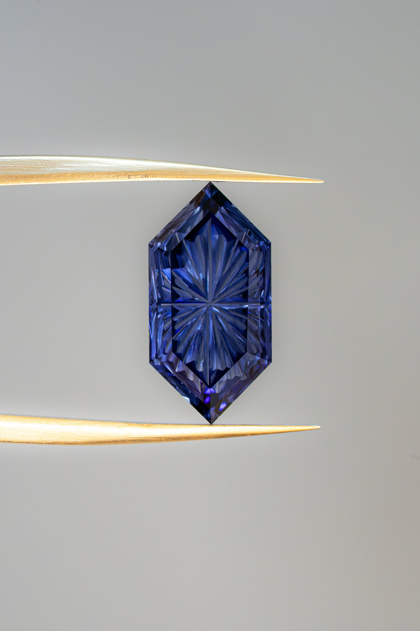 2.24 Carat Blue Fantasy Cut Lab Sapphire