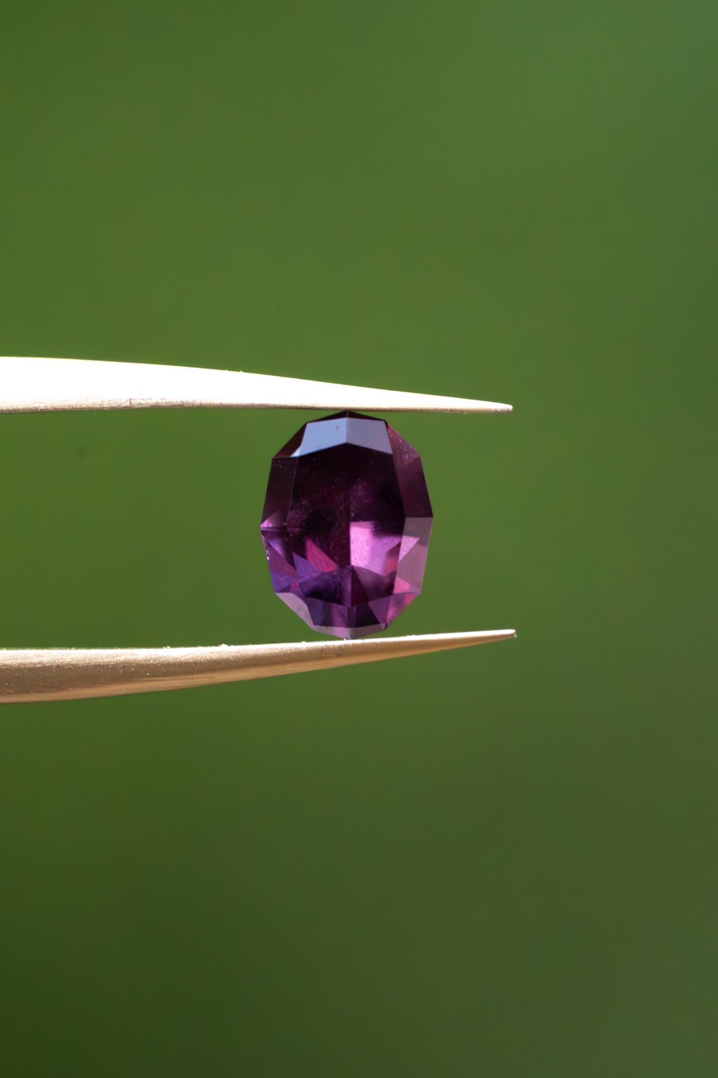 0.60 Carat Plum Burgundy Umba Sapphire
