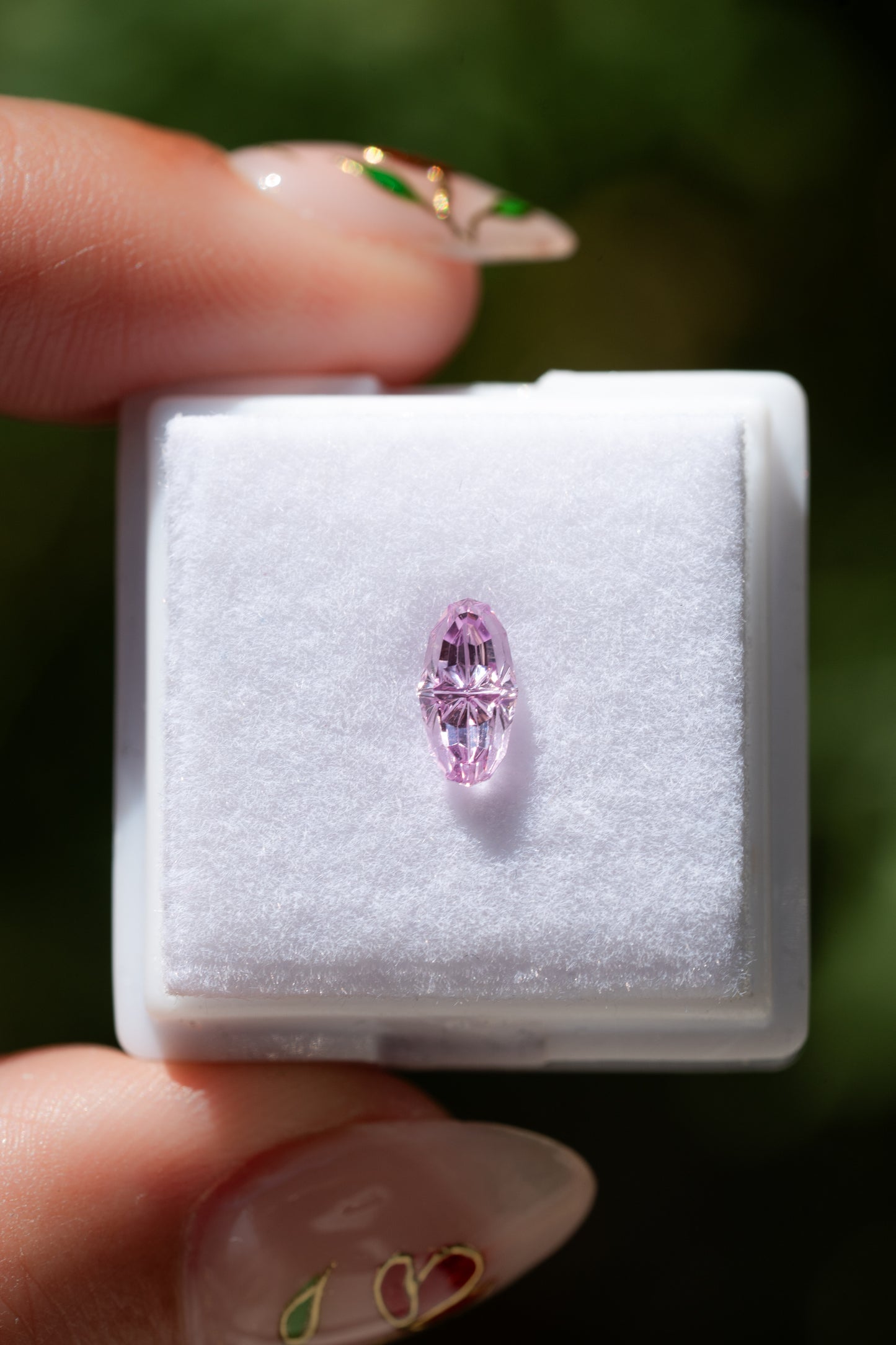 0.83 Carat Light Pink Fantasy Cut Madagascar Sapphire