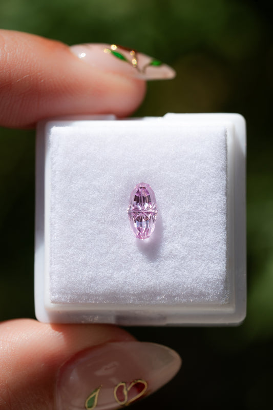 0.83 Carat Light Pink Fantasy Cut Madagascar Sapphire