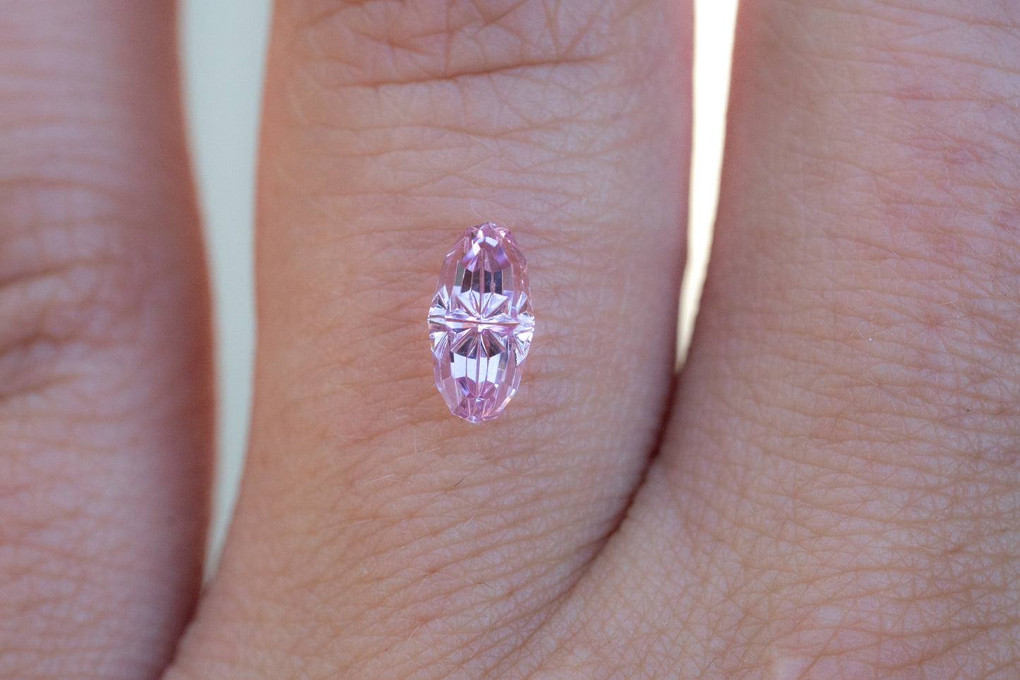 0.83 Carat Light Pink Fantasy Cut Madagascar Sapphire