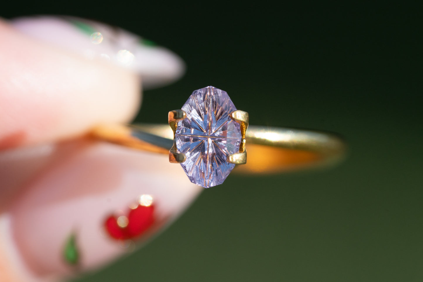 0.95 Carat Dusty Pink Fantasy Cut Madagascar Sapphire