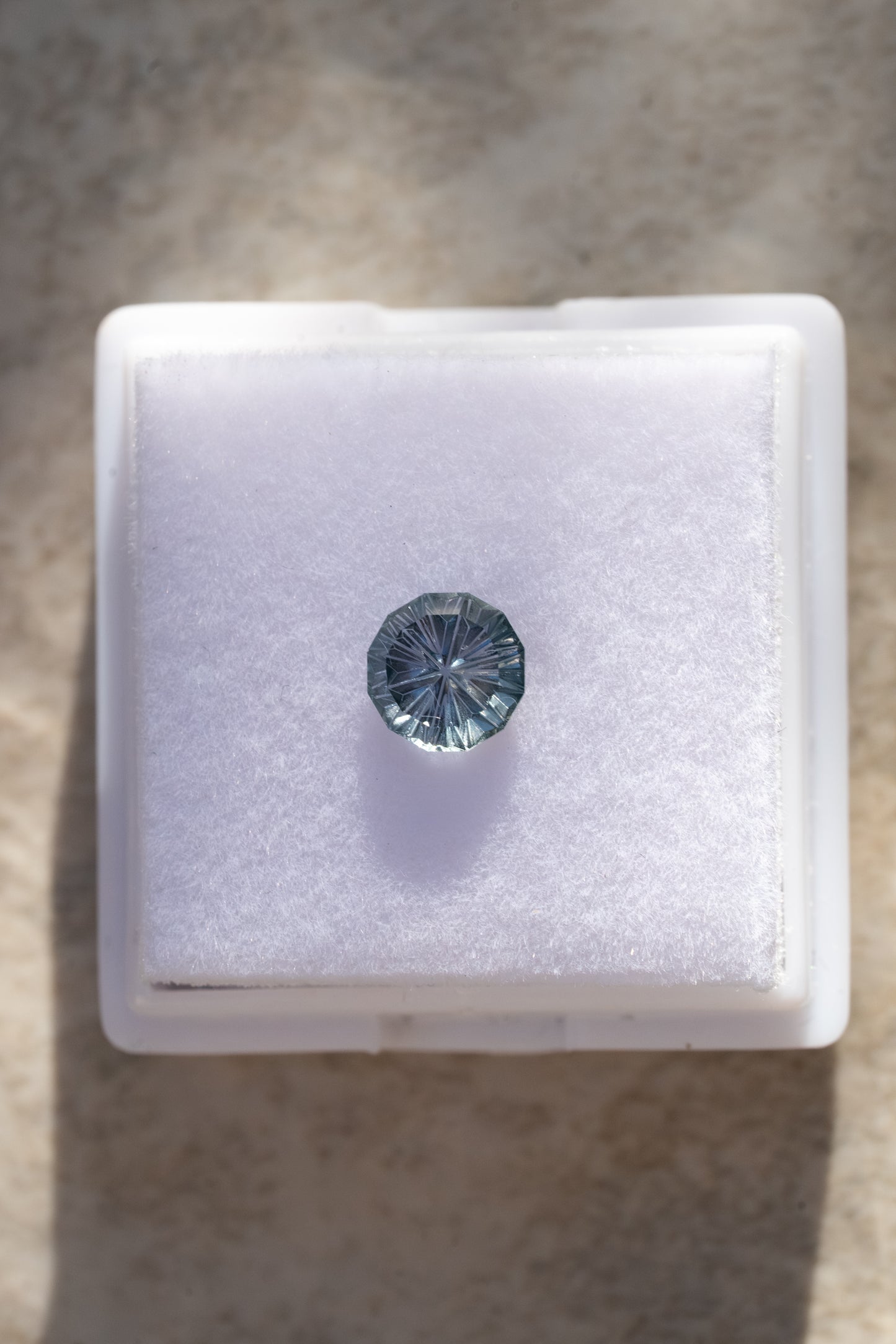 1.01 Steel Blue & Teal Fantasy Cut Montana Sapphire
