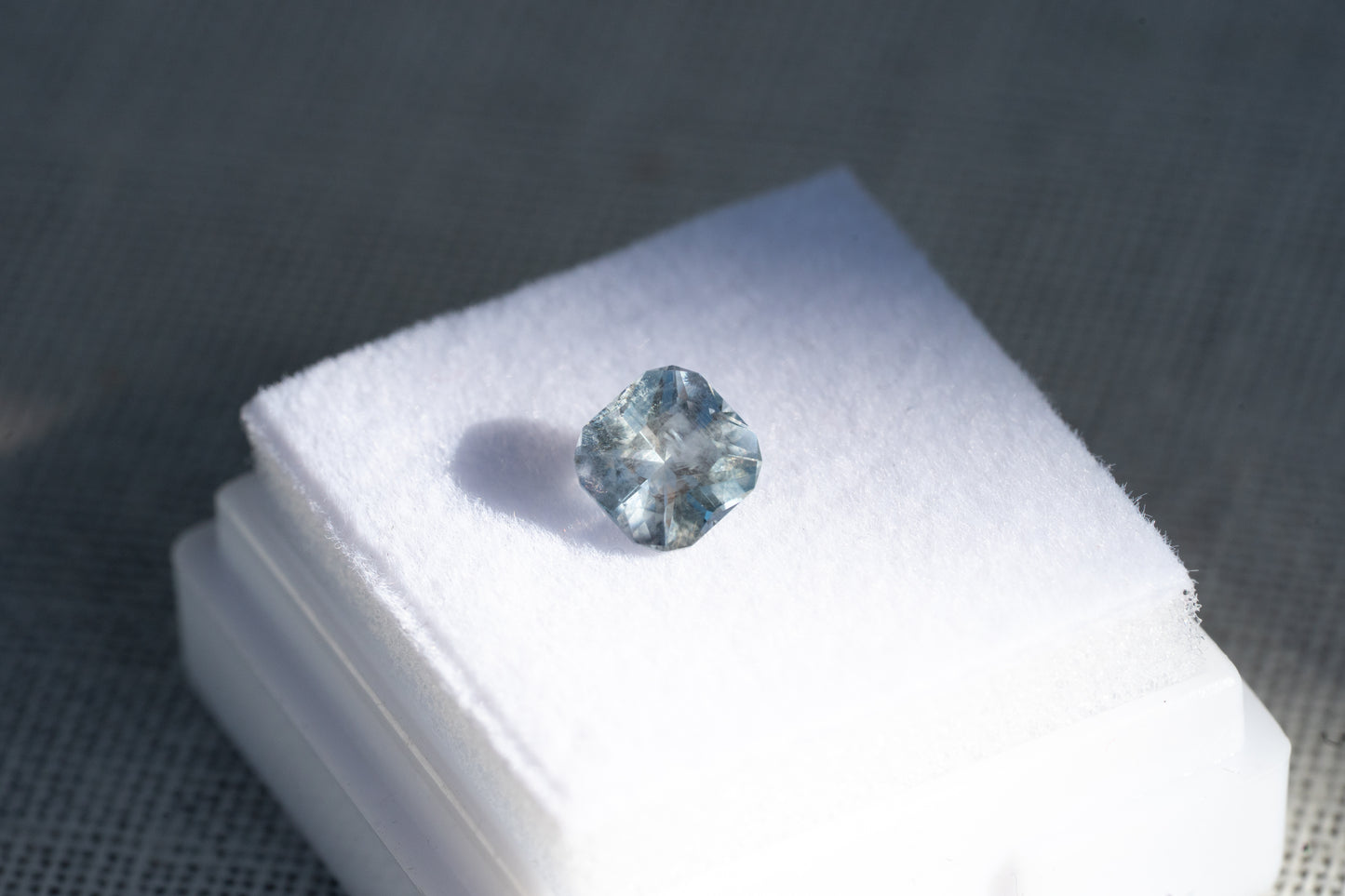 1.07 Carat Grayish-Blue Unheated Montana Sapphire