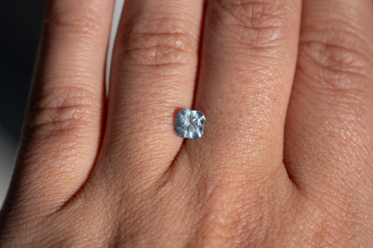 1.07 Carat Grayish-Blue Unheated Montana Sapphire