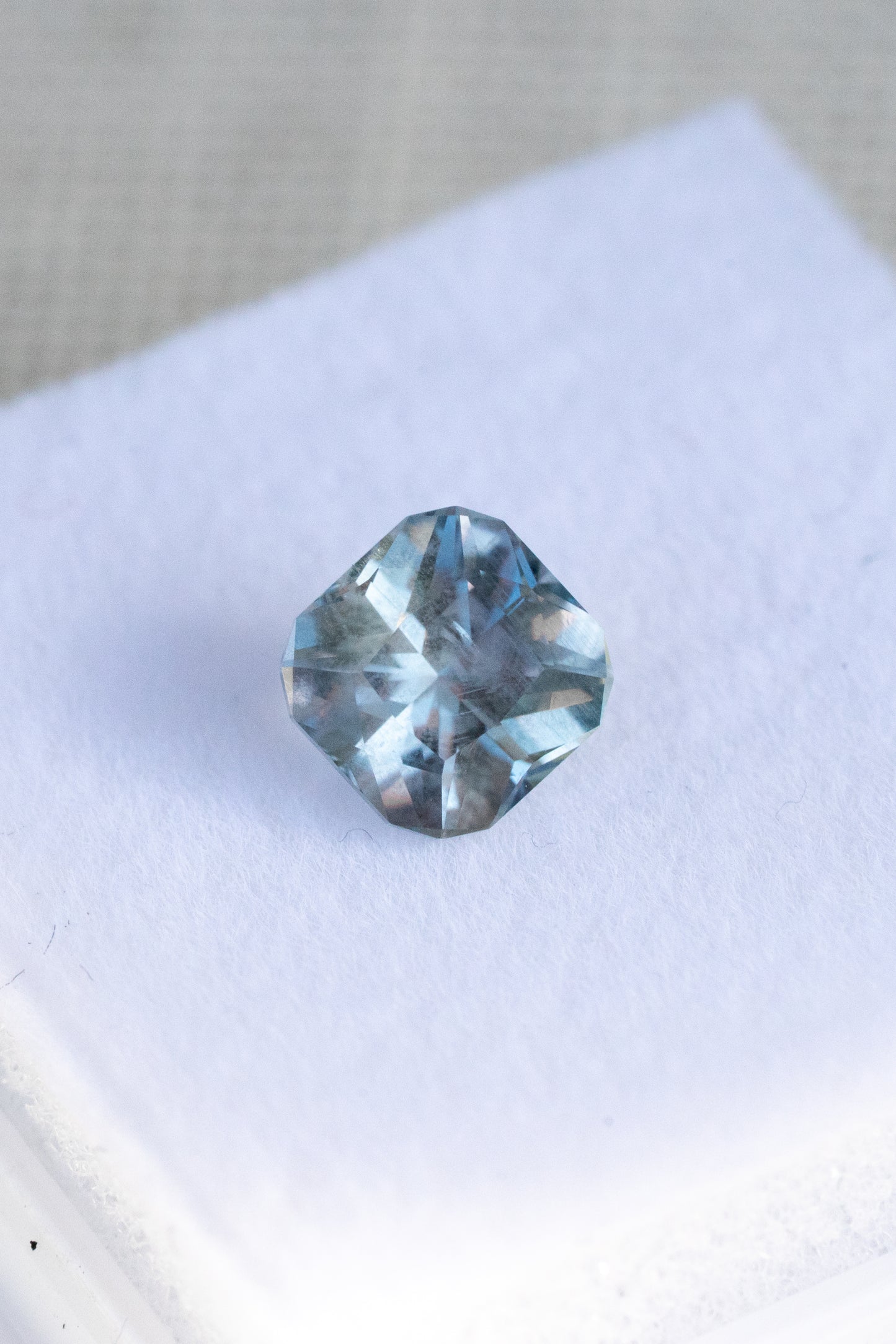 1.07 Carat Grayish-Blue Unheated Montana Sapphire
