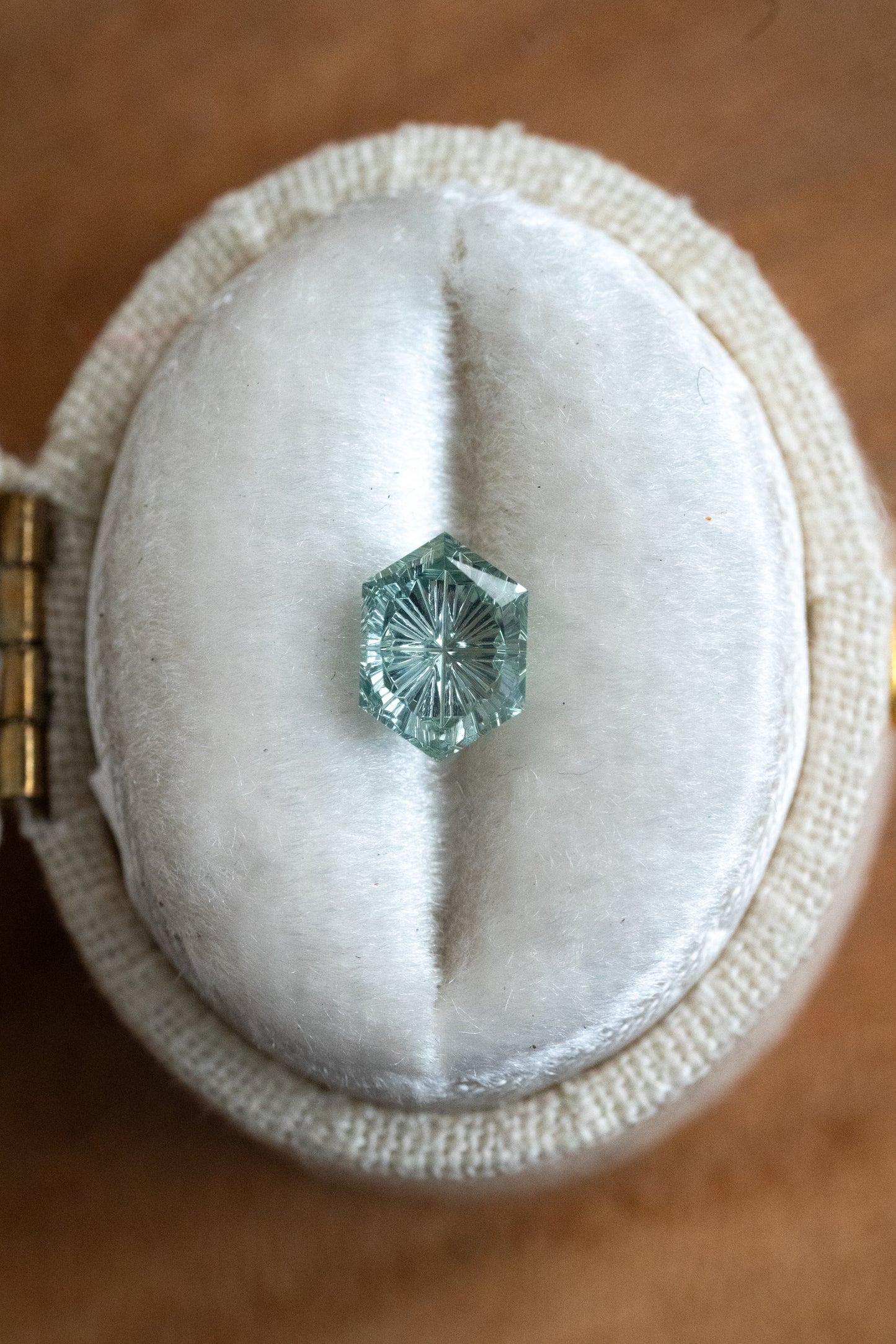 1.11 Carat Color Change Leaf Green Teal Blue Fantasy Cut Montana Sapphire