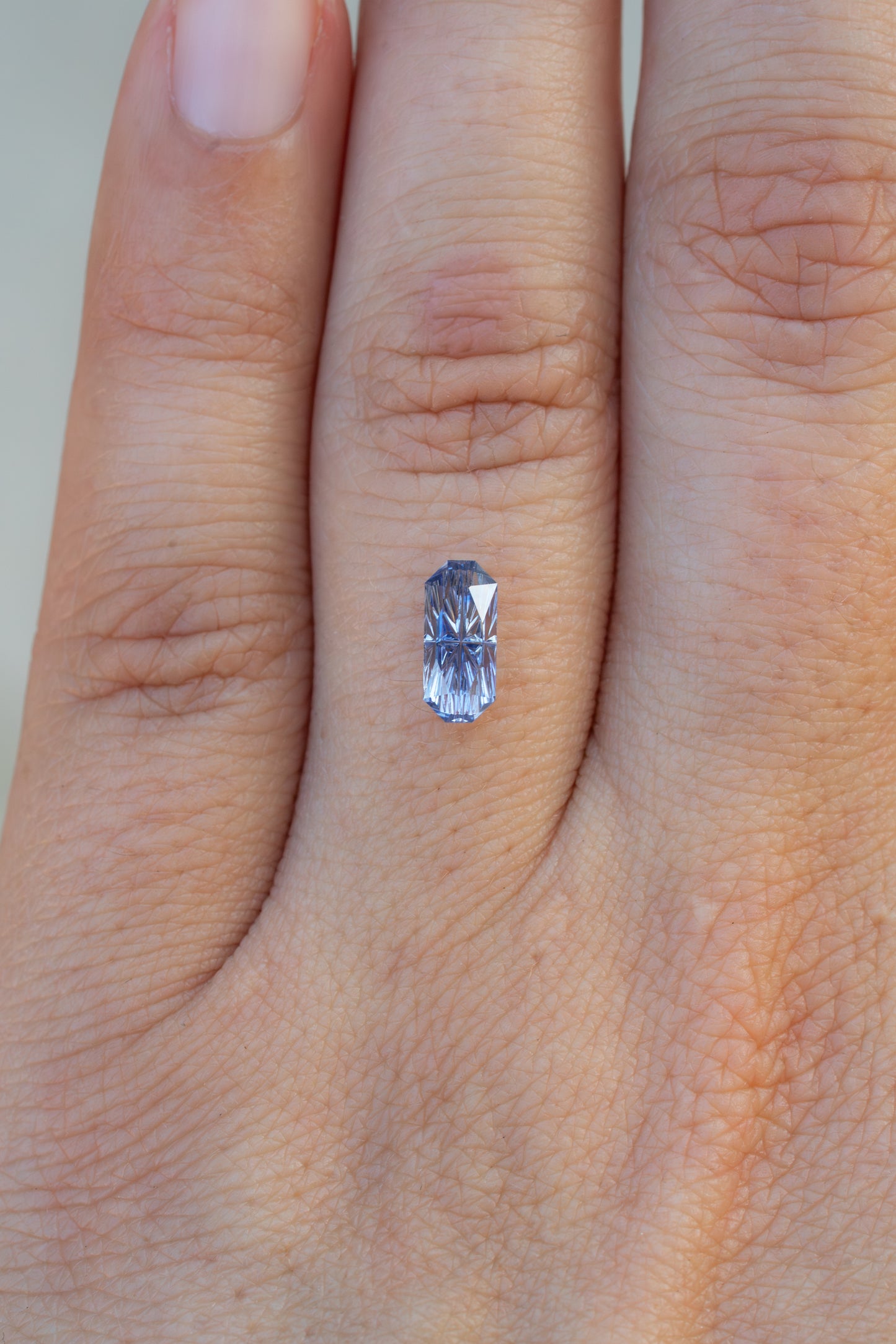 1.15 Carat Parti Blue & White Madagascar Sapphire