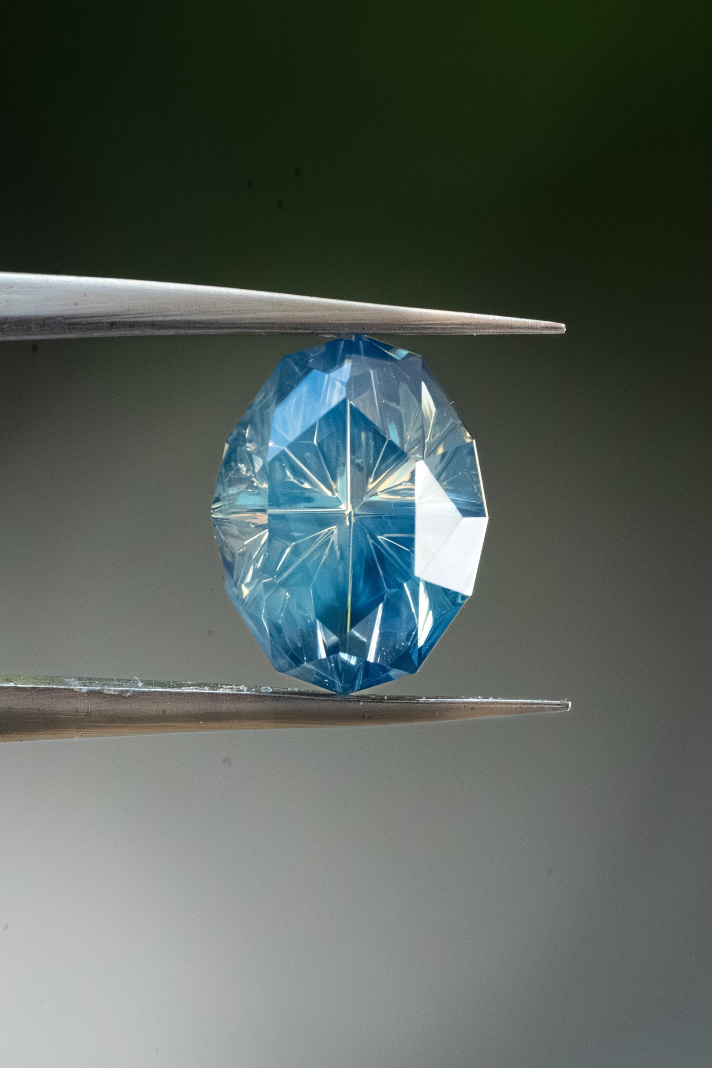 1.22 Carat "Aurora Borealis" Opalescent Nigerian Sapphire