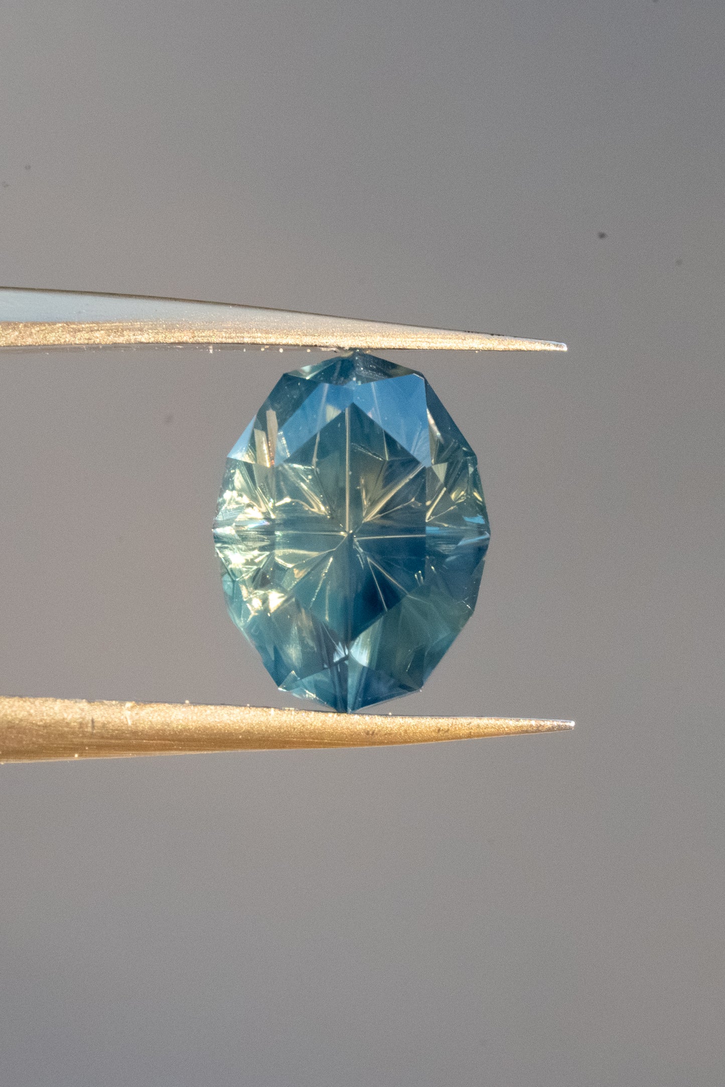 1.22 Carat "Aurora Borealis" Opalescent Nigerian Sapphire