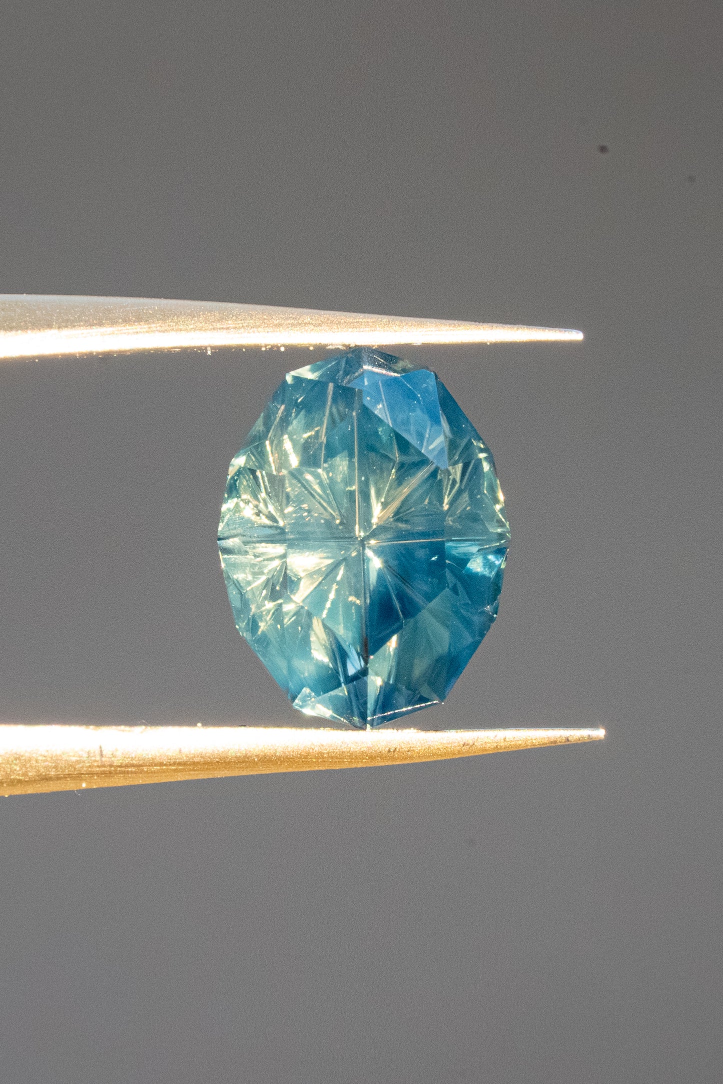 1.22 Carat "Aurora Borealis" Opalescent Nigerian Sapphire