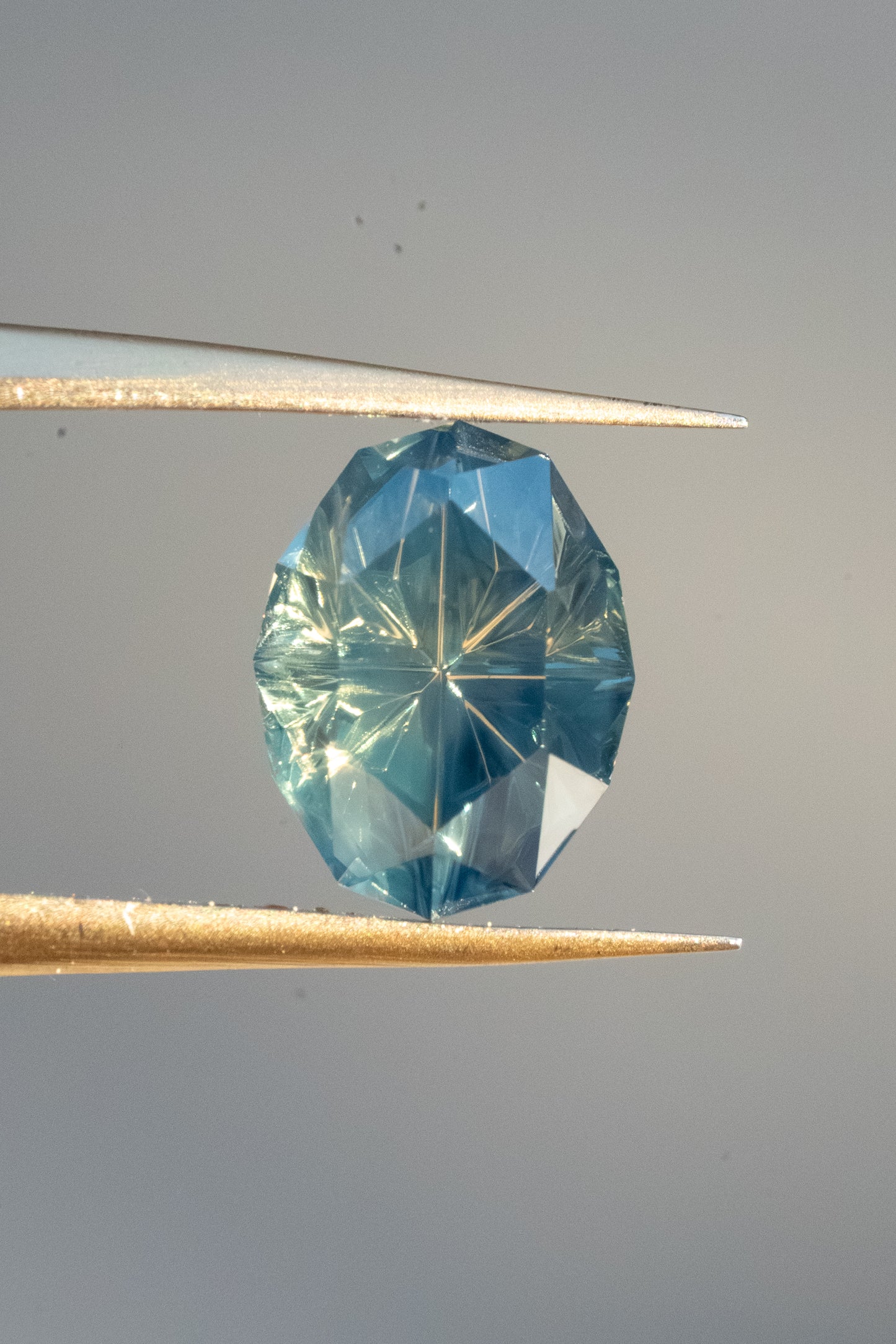 1.22 Carat "Aurora Borealis" Opalescent Nigerian Sapphire