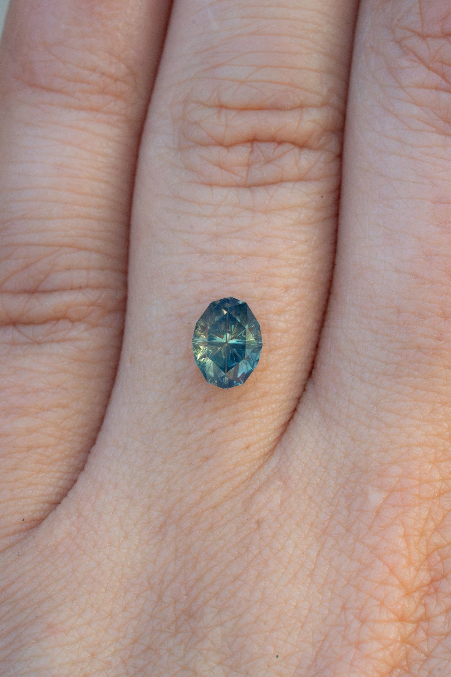 1.22 Carat "Aurora Borealis" Opalescent Nigerian Sapphire