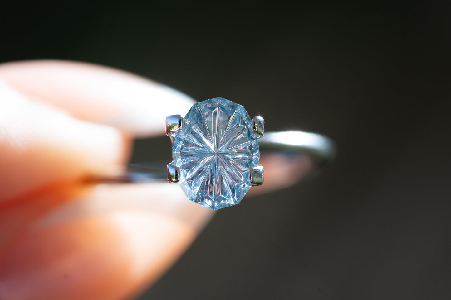 1.34 Carat Unheated Montana Sapphire