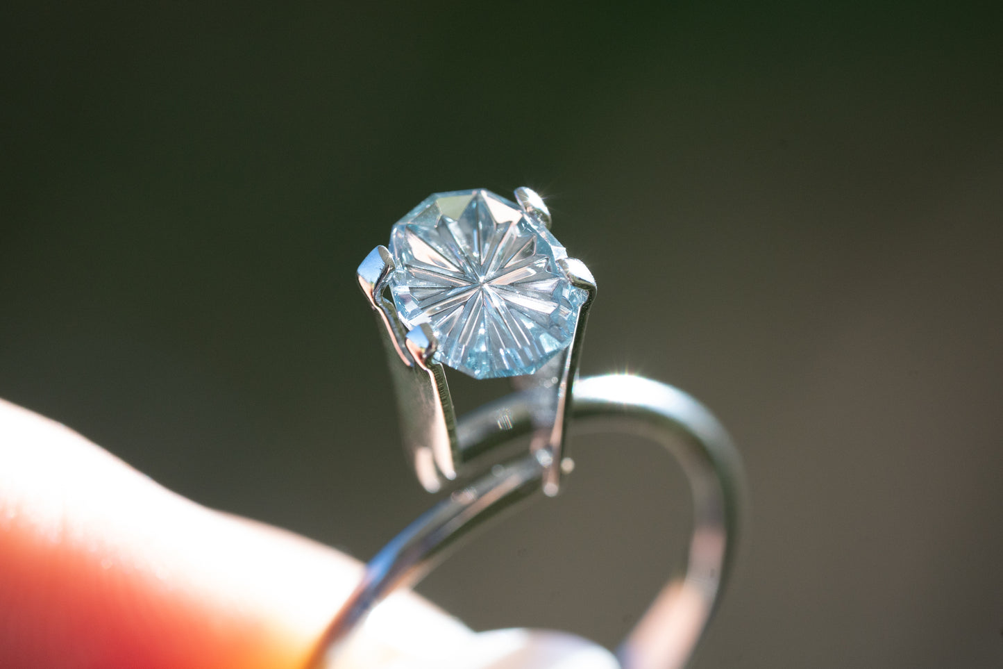 1.34 Carat Unheated Montana Sapphire