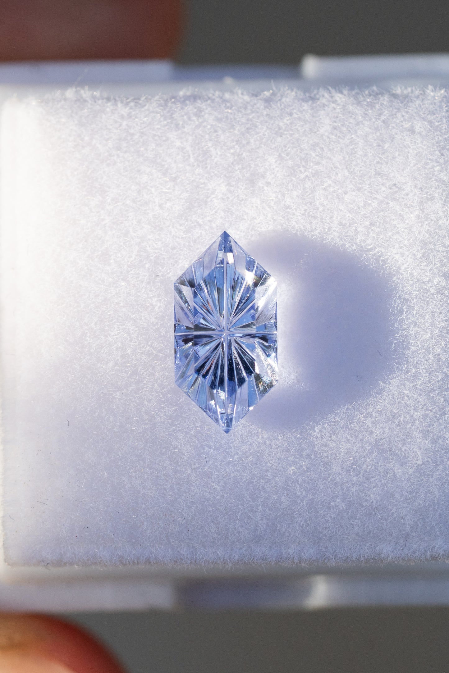 1.49 Carat Periwinkle Blue Lab Sapphire