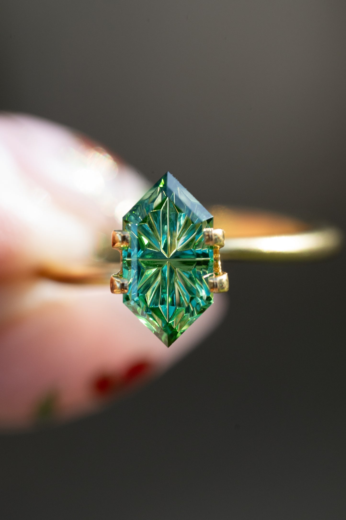 1.65 Carat Vivid Green Natural Tourmaline