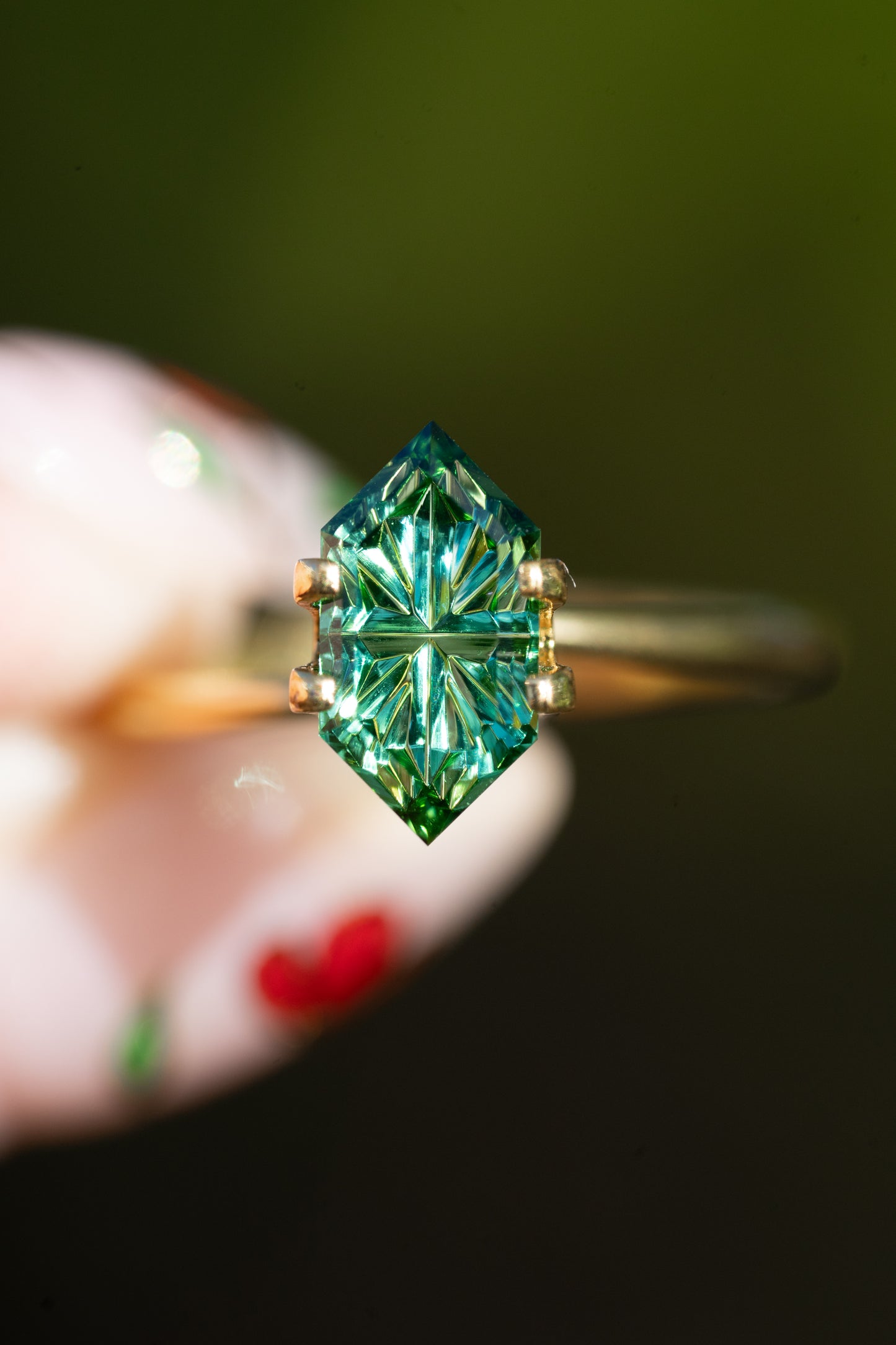 1.65 Carat Vivid Green Natural Tourmaline