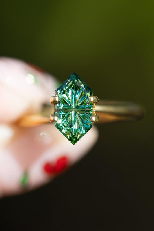 1.65 Carat Vivid Green Natural Tourmaline