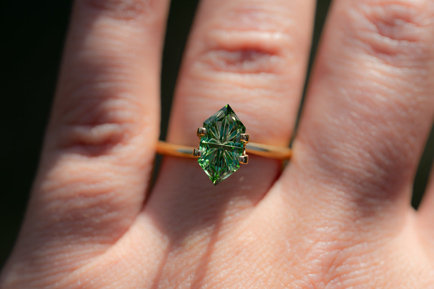 1.65 Carat Vivid Green Natural Tourmaline