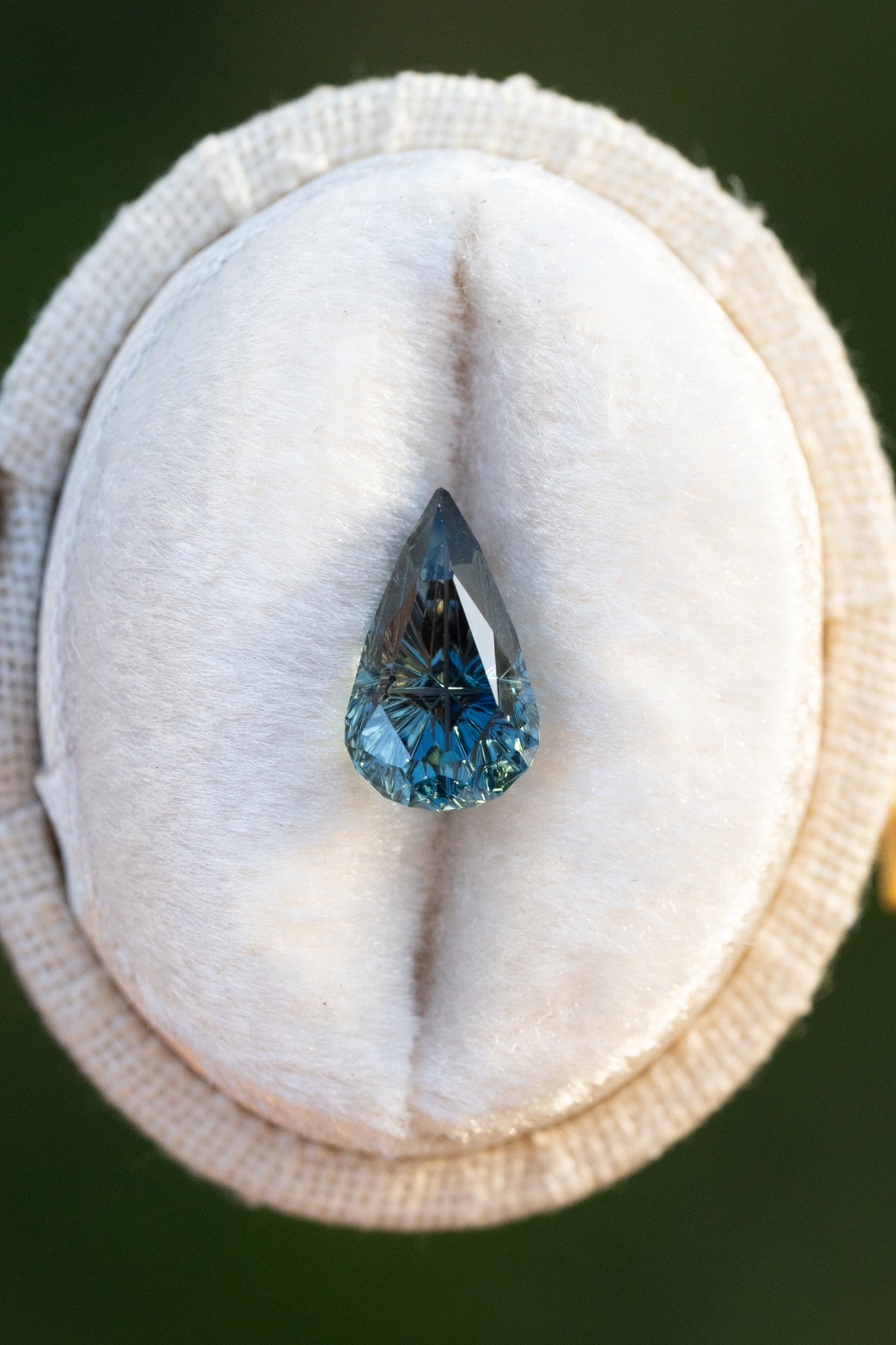 1.67 Carat Color Change Blue-Green Fantasy Cut Madagascar Sapphire