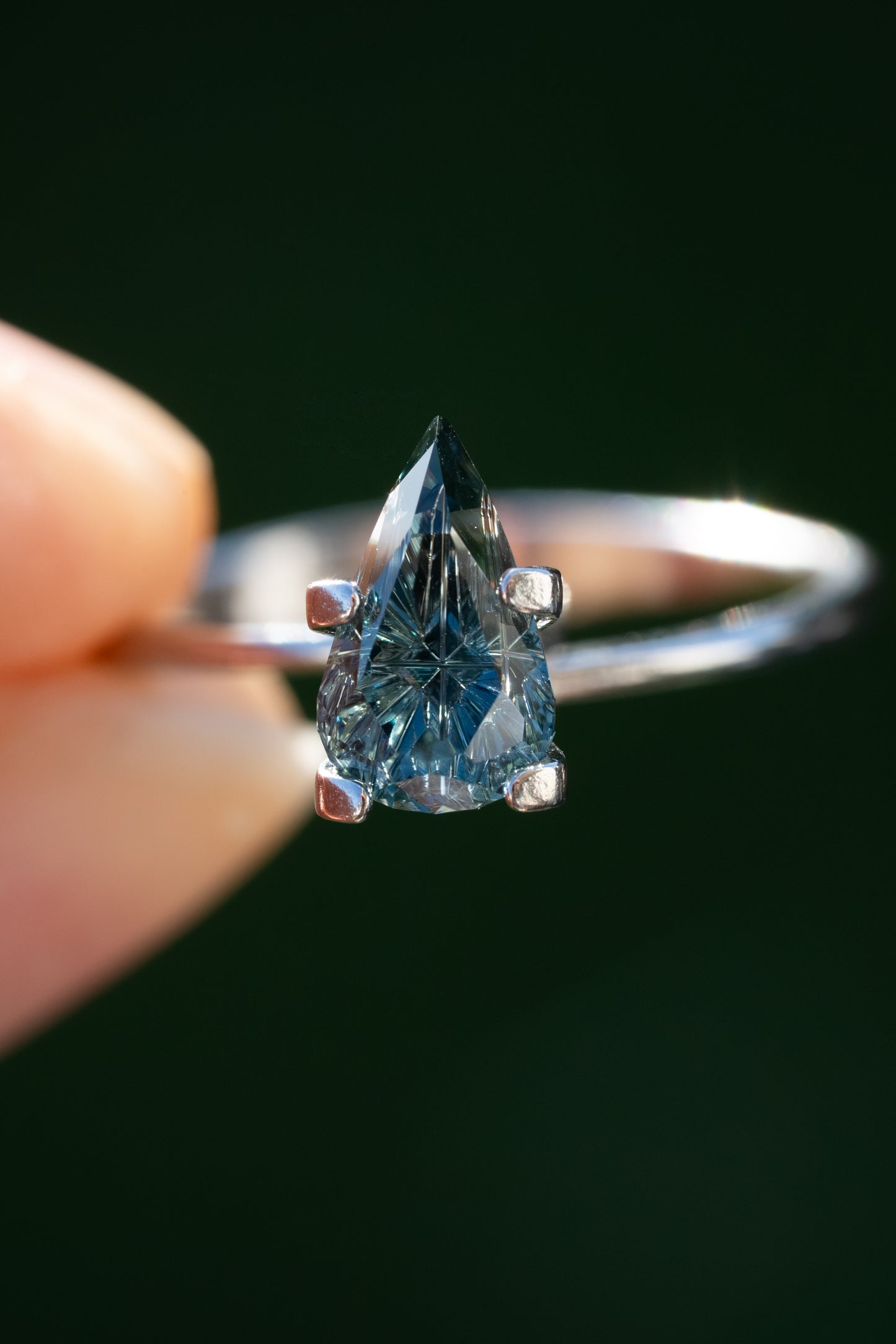 1.67 Carat Color Change Blue-Green Fantasy Cut Madagascar Sapphire