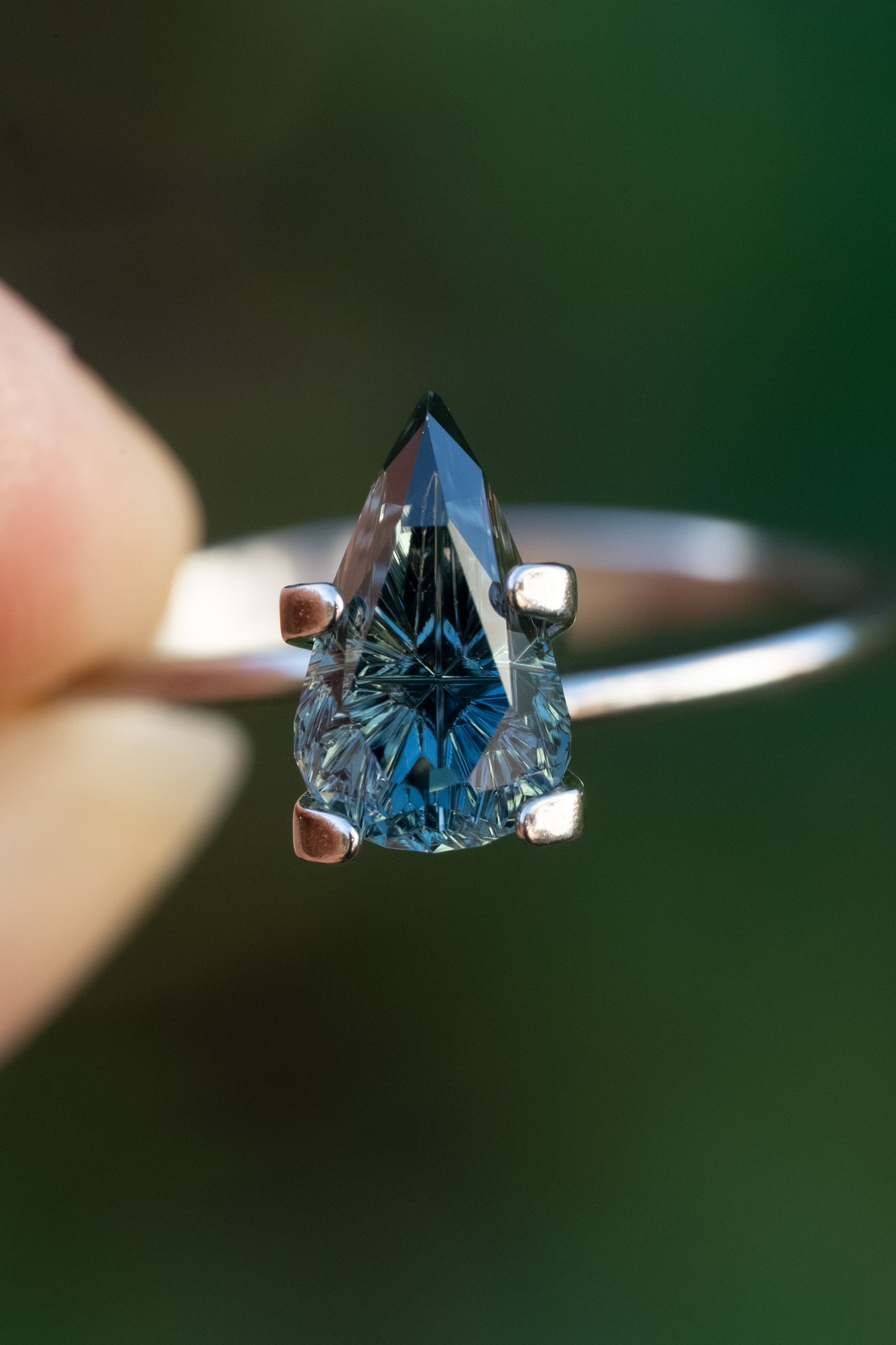 1.67 Carat Color Change Blue-Green Fantasy Cut Madagascar Sapphire