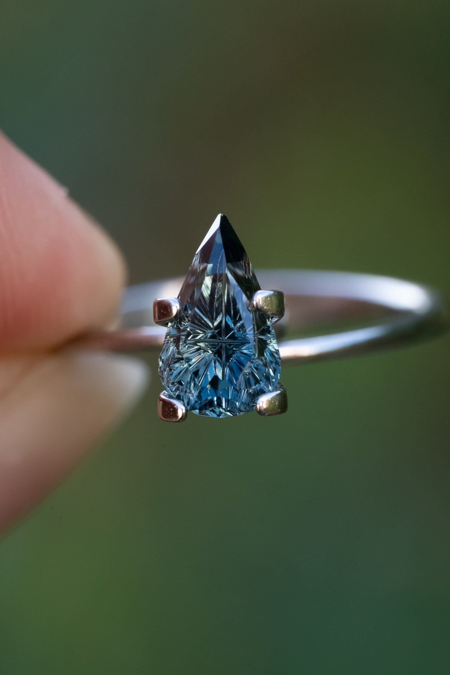 1.67 Carat Color Change Blue-Green Fantasy Cut Madagascar Sapphire