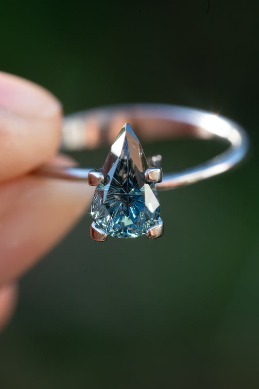 1.67 Carat Color Change Blue-Green Fantasy Cut Madagascar Sapphire