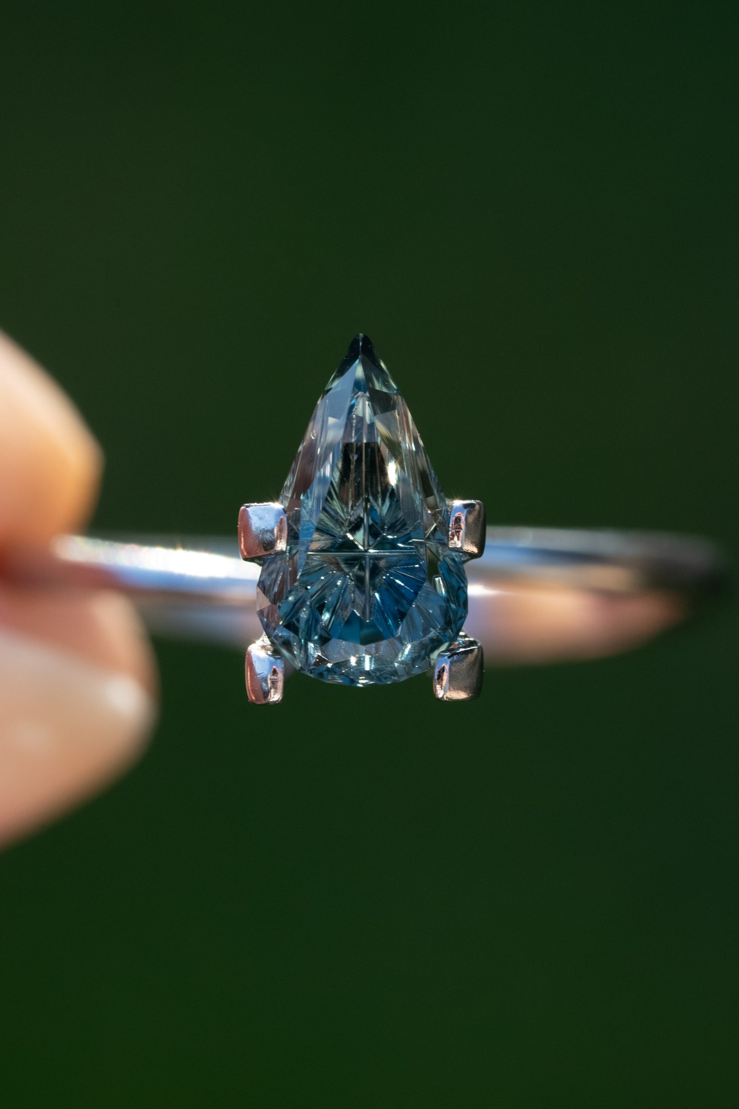 1.67 Carat Color Change Blue-Green Fantasy Cut Madagascar Sapphire