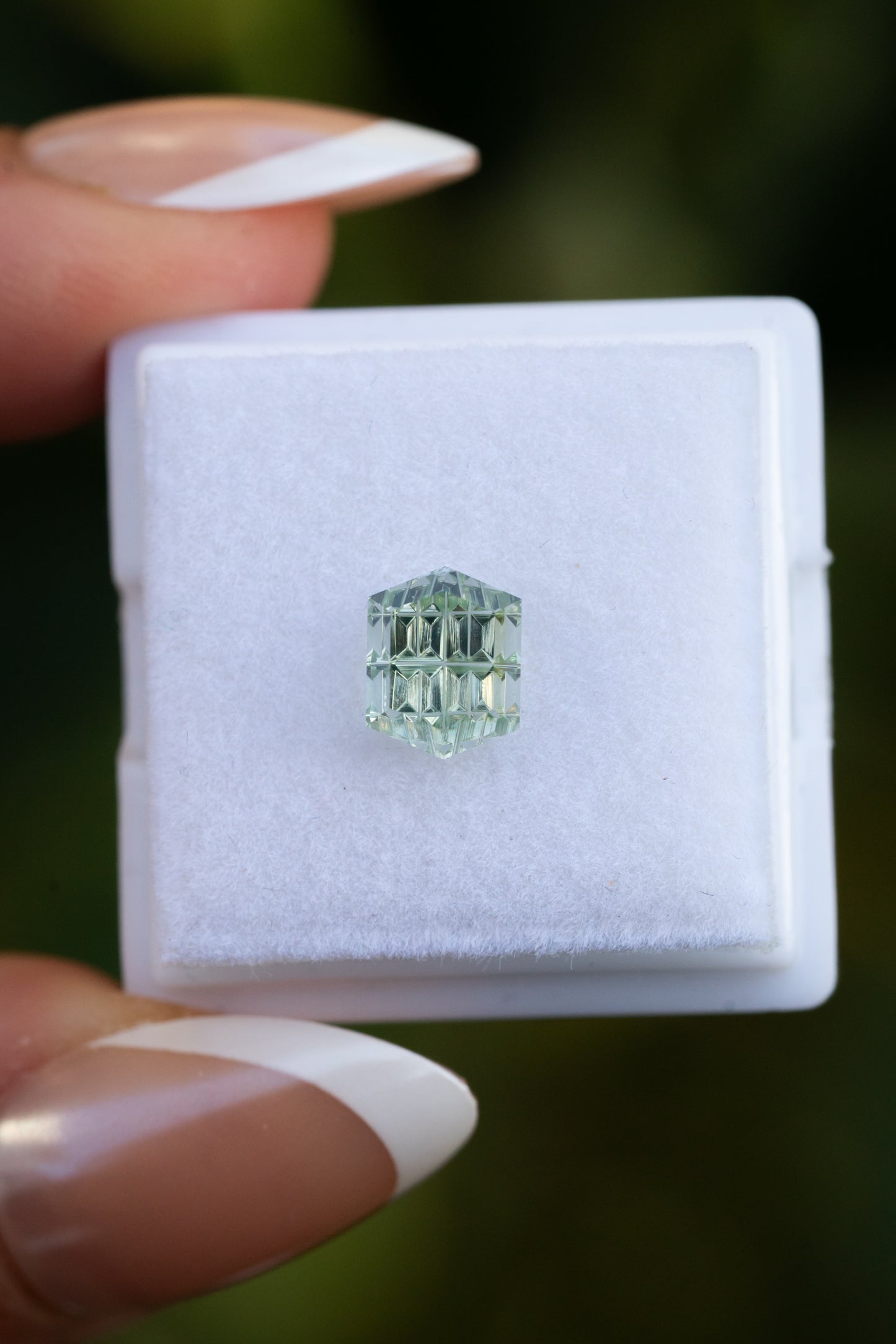 1.99 Carat Luminara Pale Green Lab Sapphire