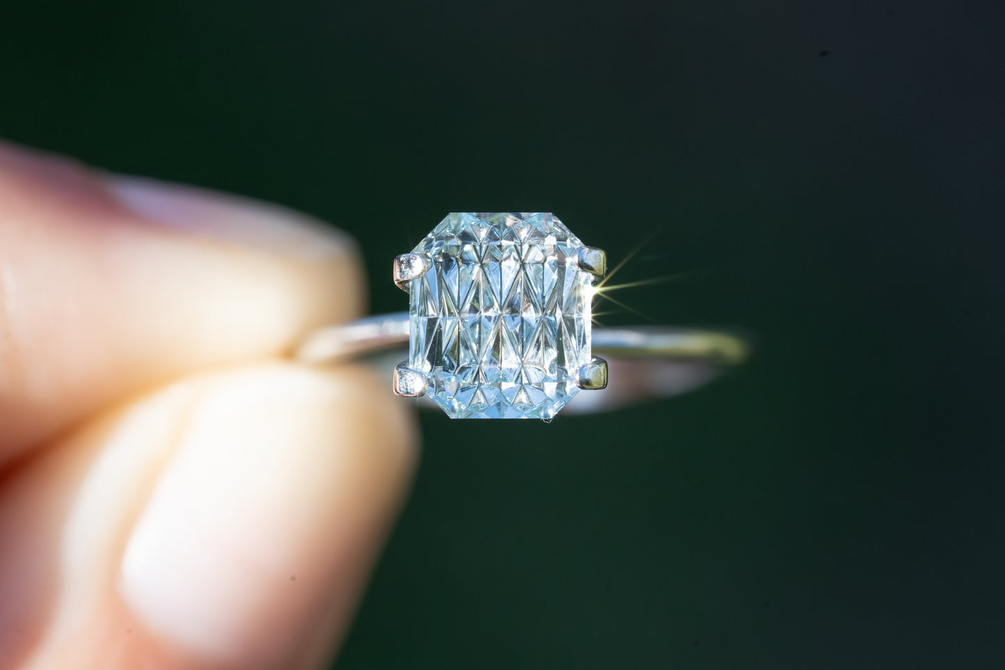 1.73 Carat Luminara Brazilian Aquamarine