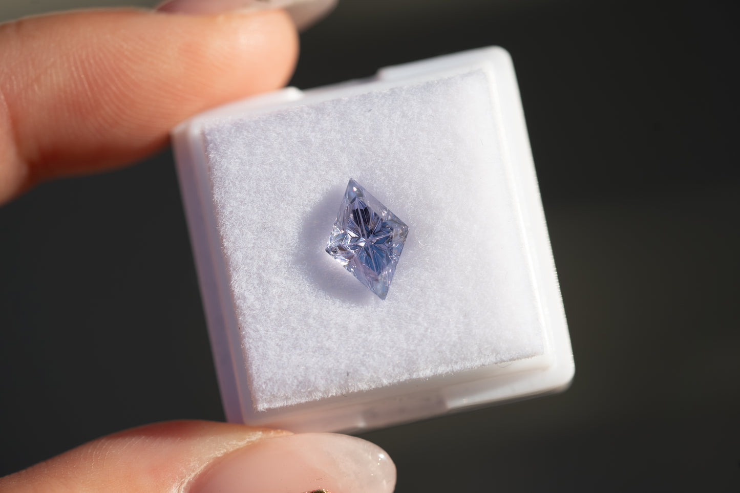 1.76 Carat Lavender Fantasy Cut Madagascar Sapphire