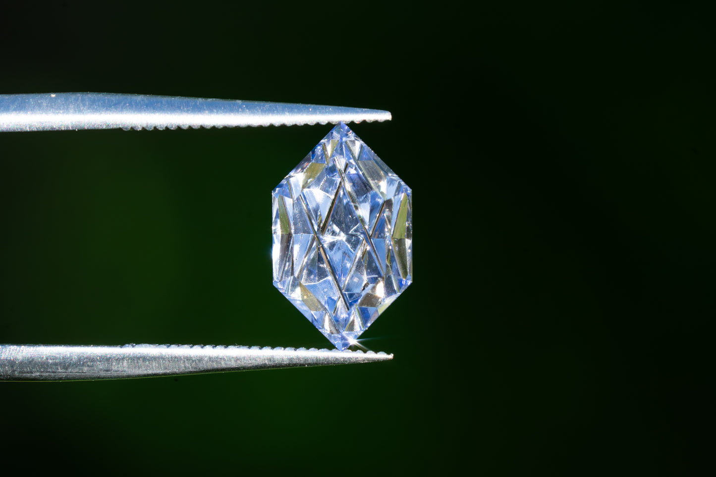 1.83 Carat "Luminara" Periwinkle Blue Fantasy Cut Lab Sapphire