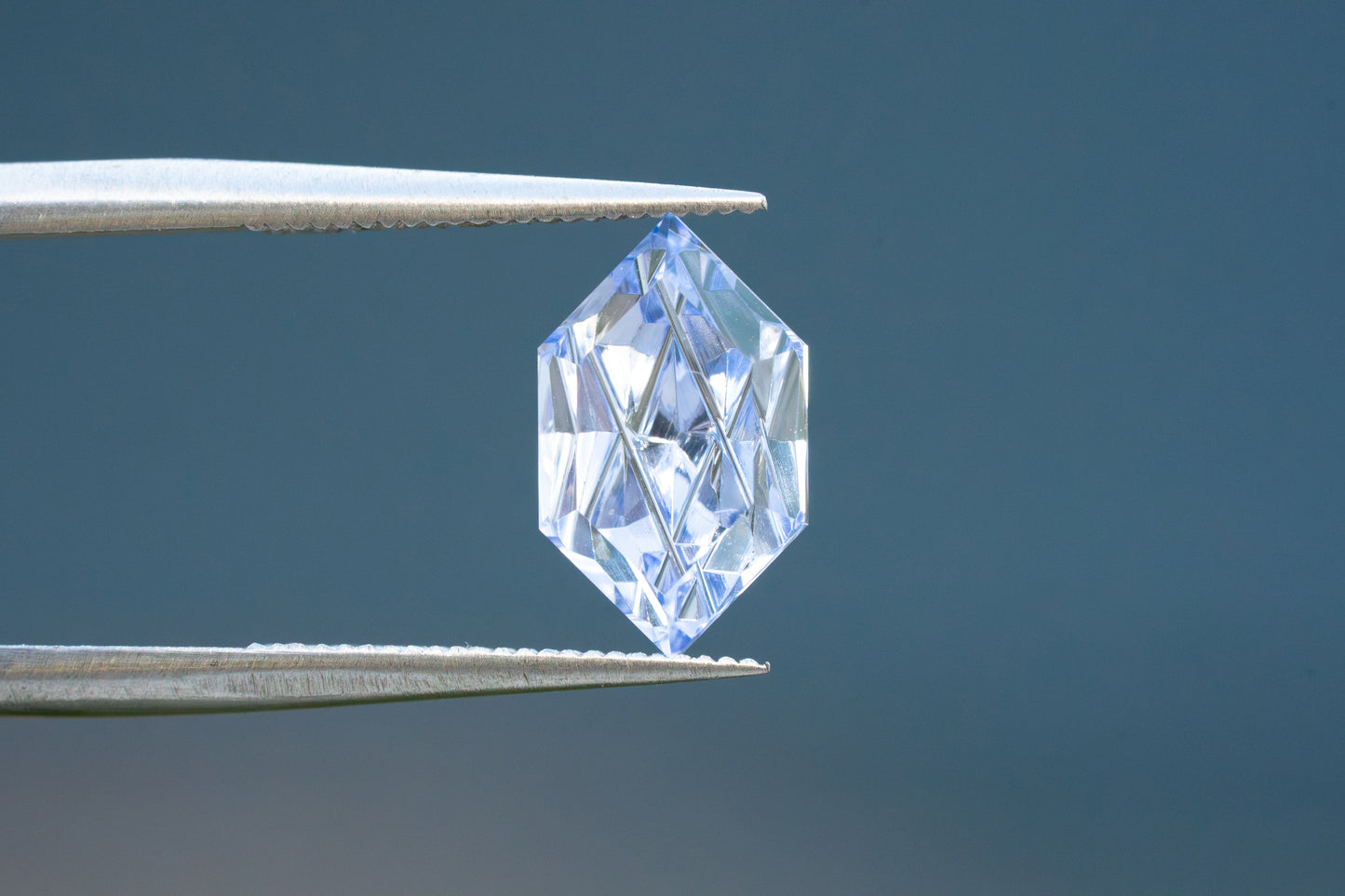 1.83 Carat "Luminara" Periwinkle Blue Fantasy Cut Lab Sapphire