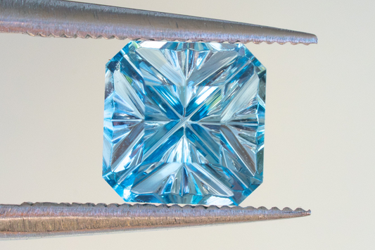 1.92 Carat Turquoise Blue Lab Sapphire