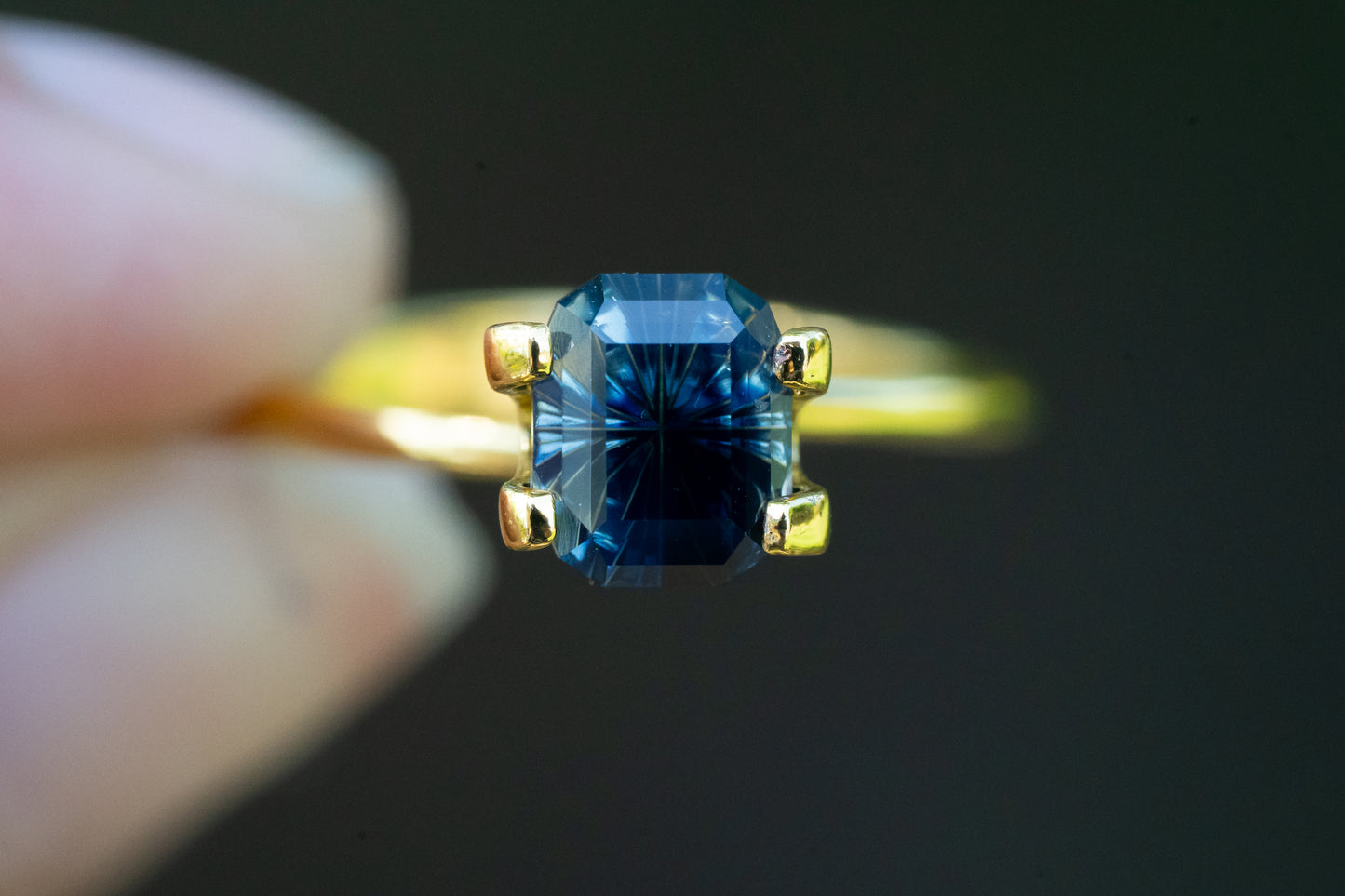 2.05 Carat Unheated Parti Nigerian Sapphire