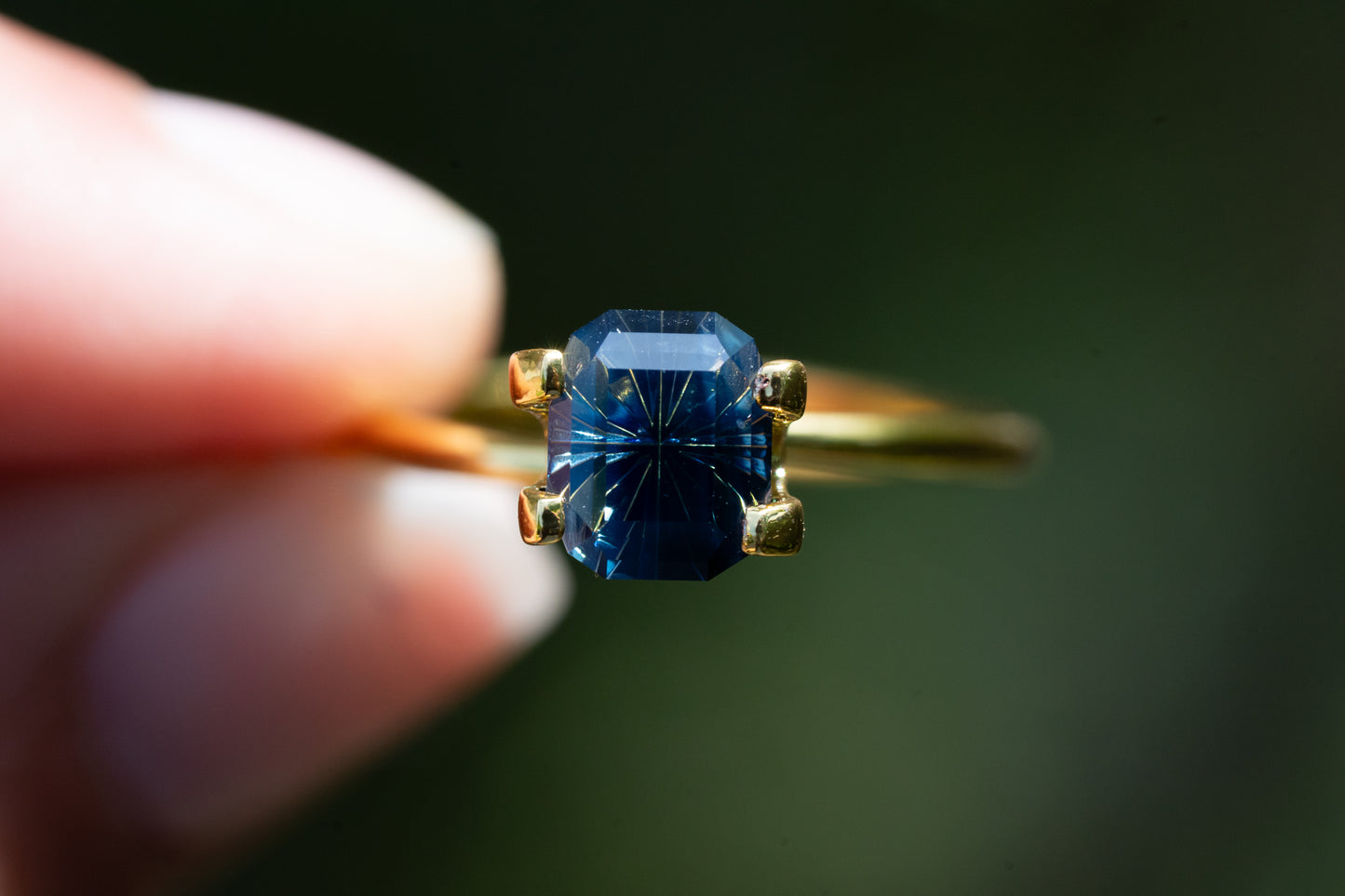 2.05 Carat Unheated Parti Nigerian Sapphire