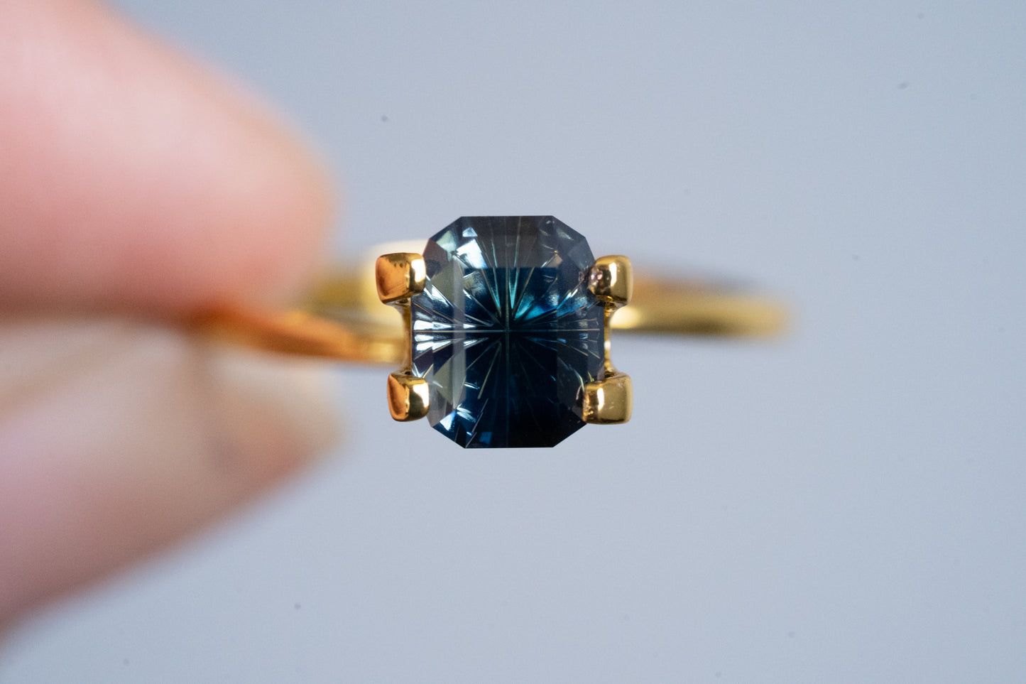 2.05 Carat Unheated Parti Nigerian Sapphire