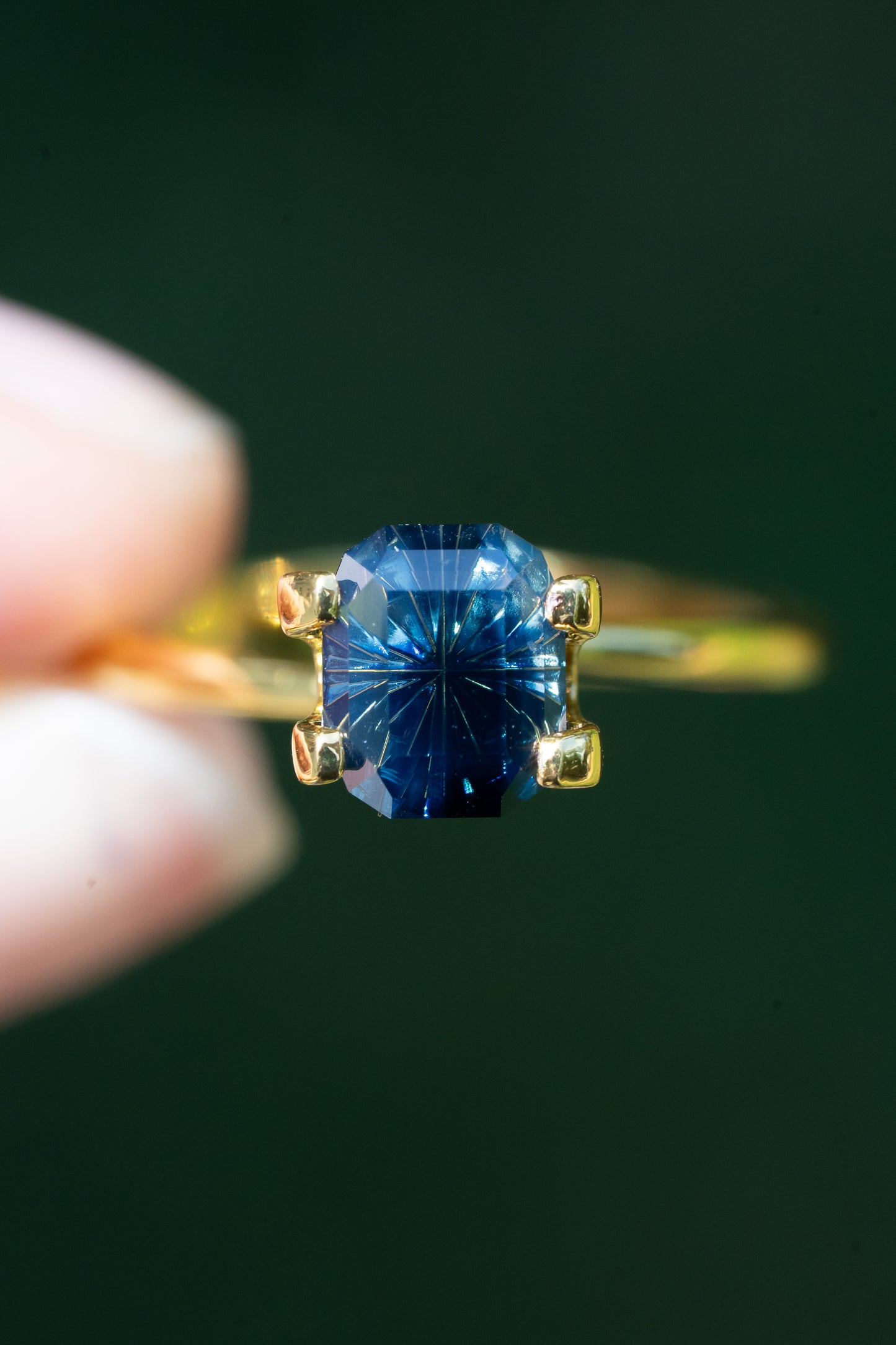 2.05 Carat Unheated Parti Nigerian Sapphire