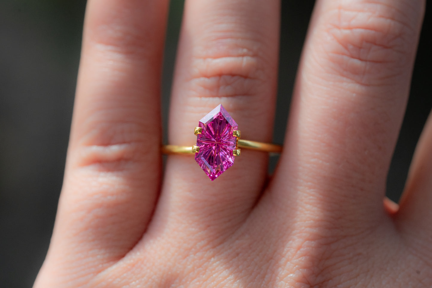 2.07 Carat Hot Pink Lab Sapphire